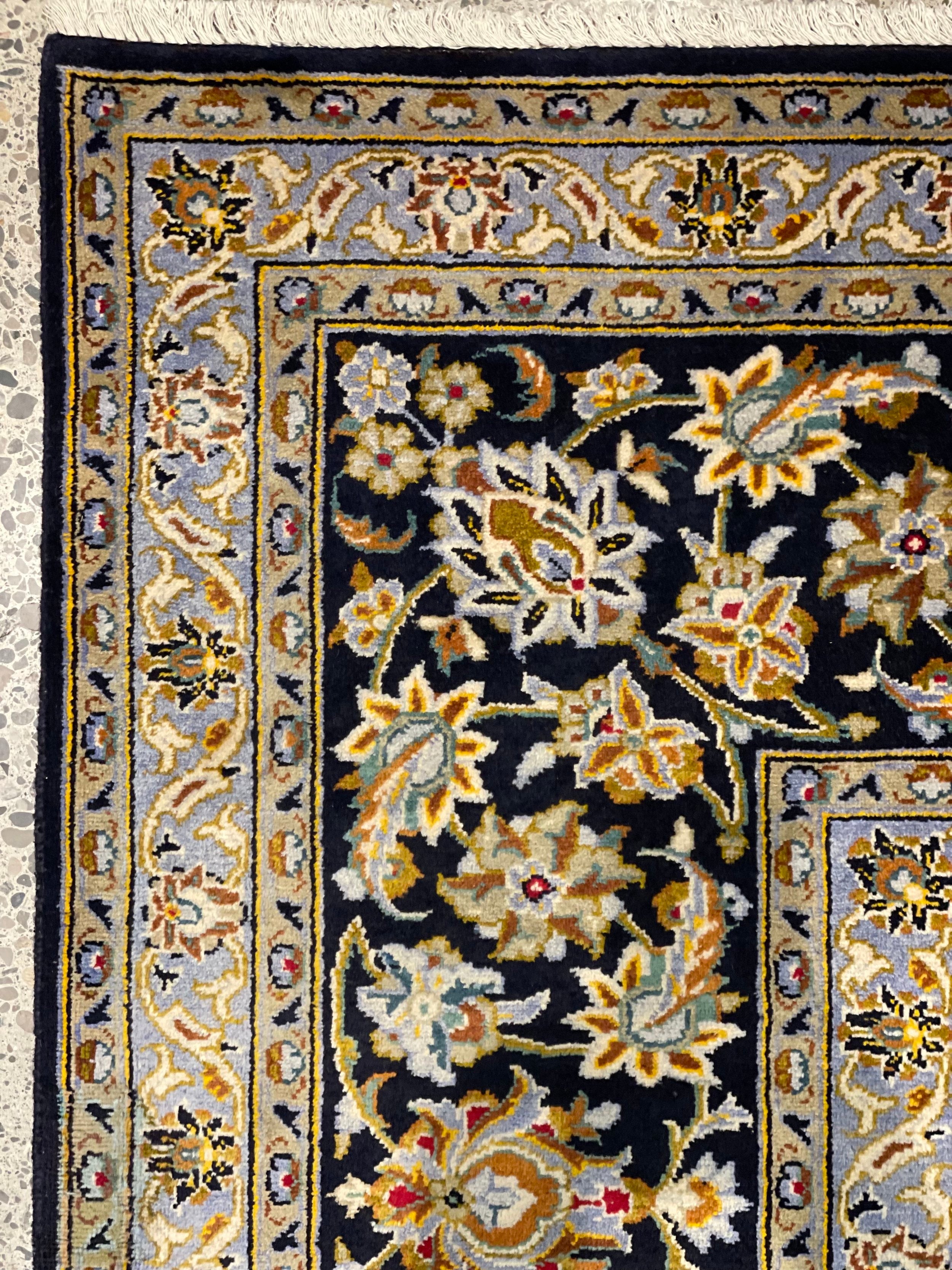 Kashan Wool Rug (10x14)