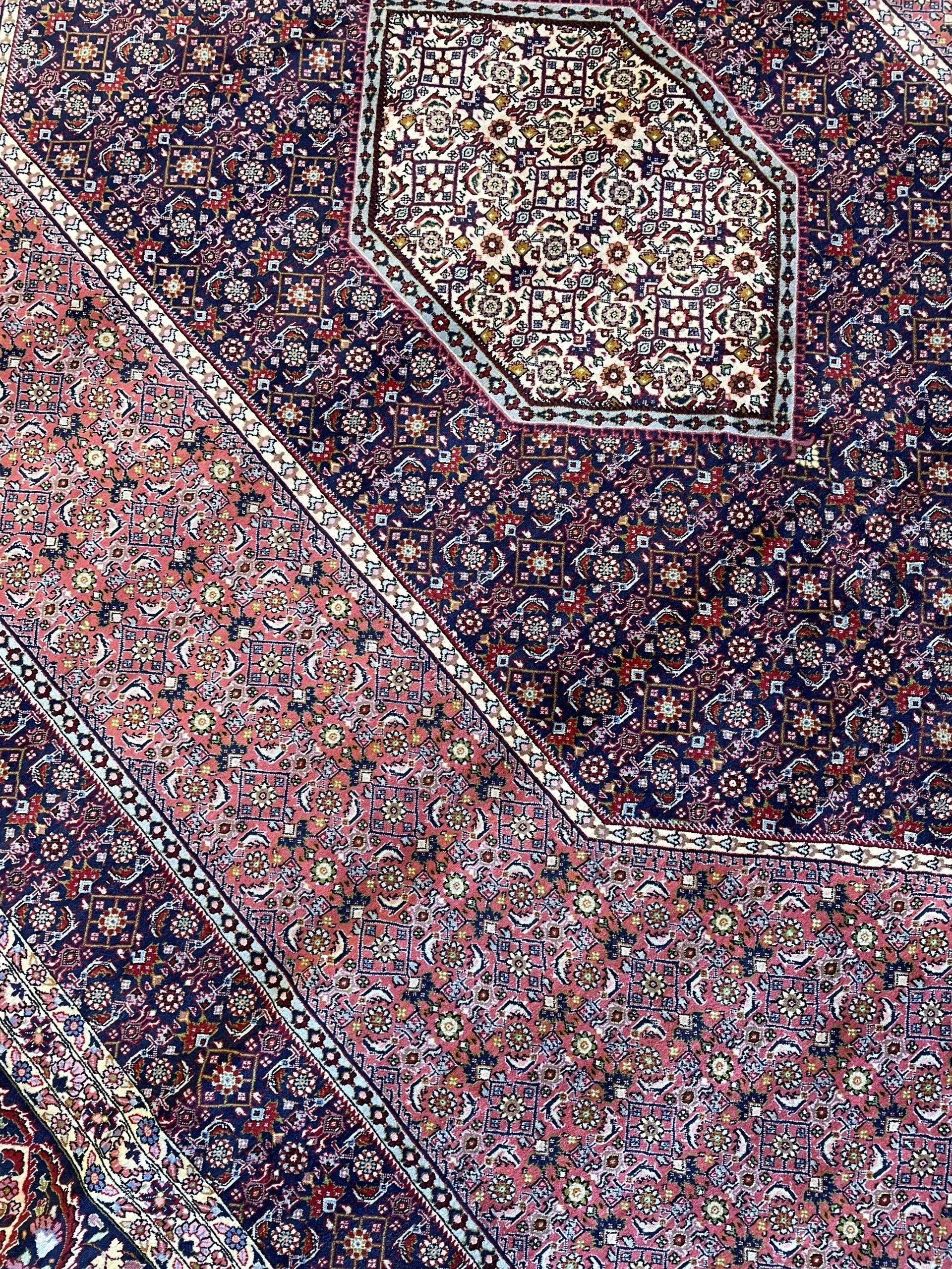 Bijar Wool Rug (11'4" x 17'0")