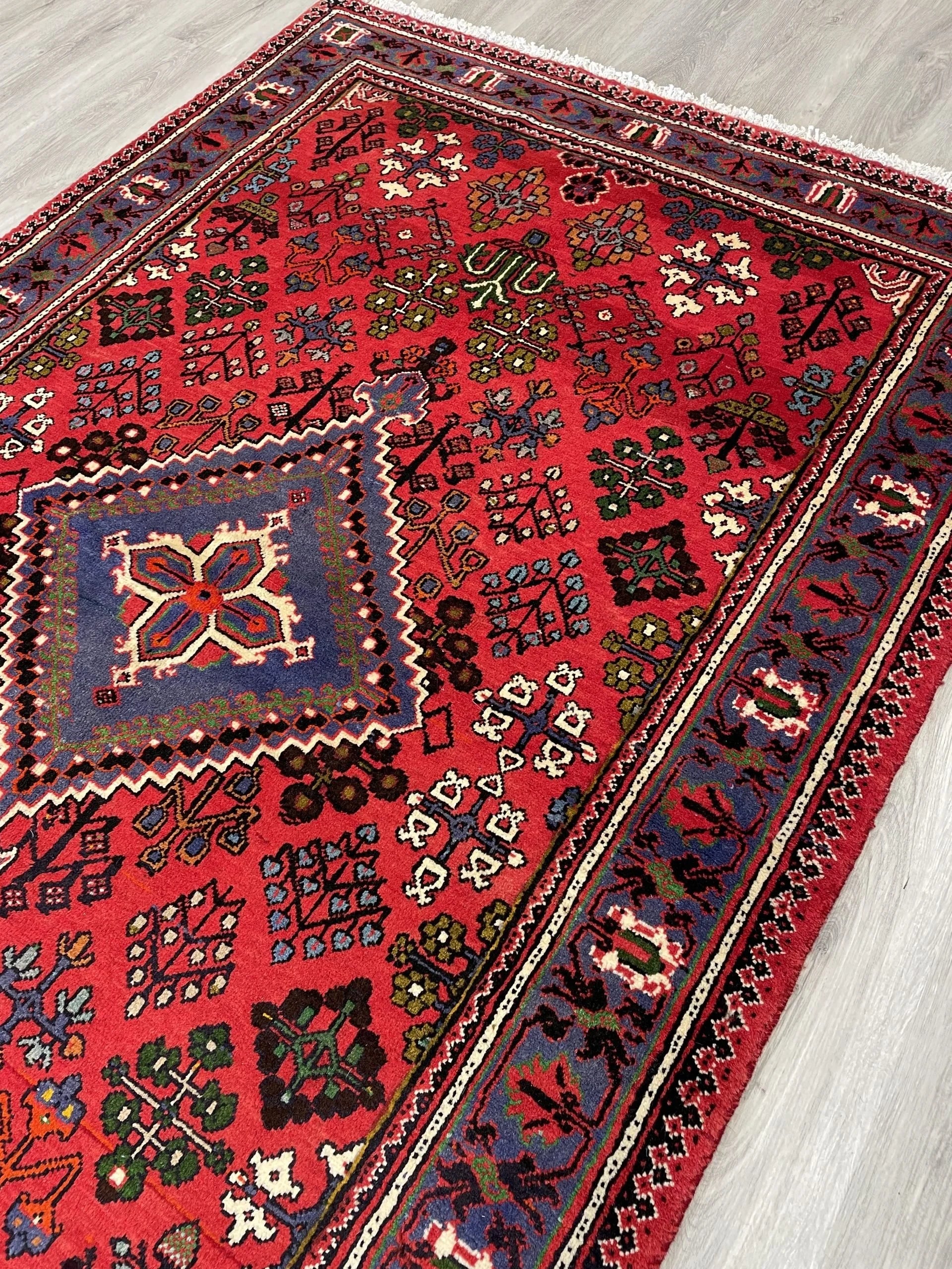 Joshaghan Tribal Wool Rug (4'6" x 7'0")
