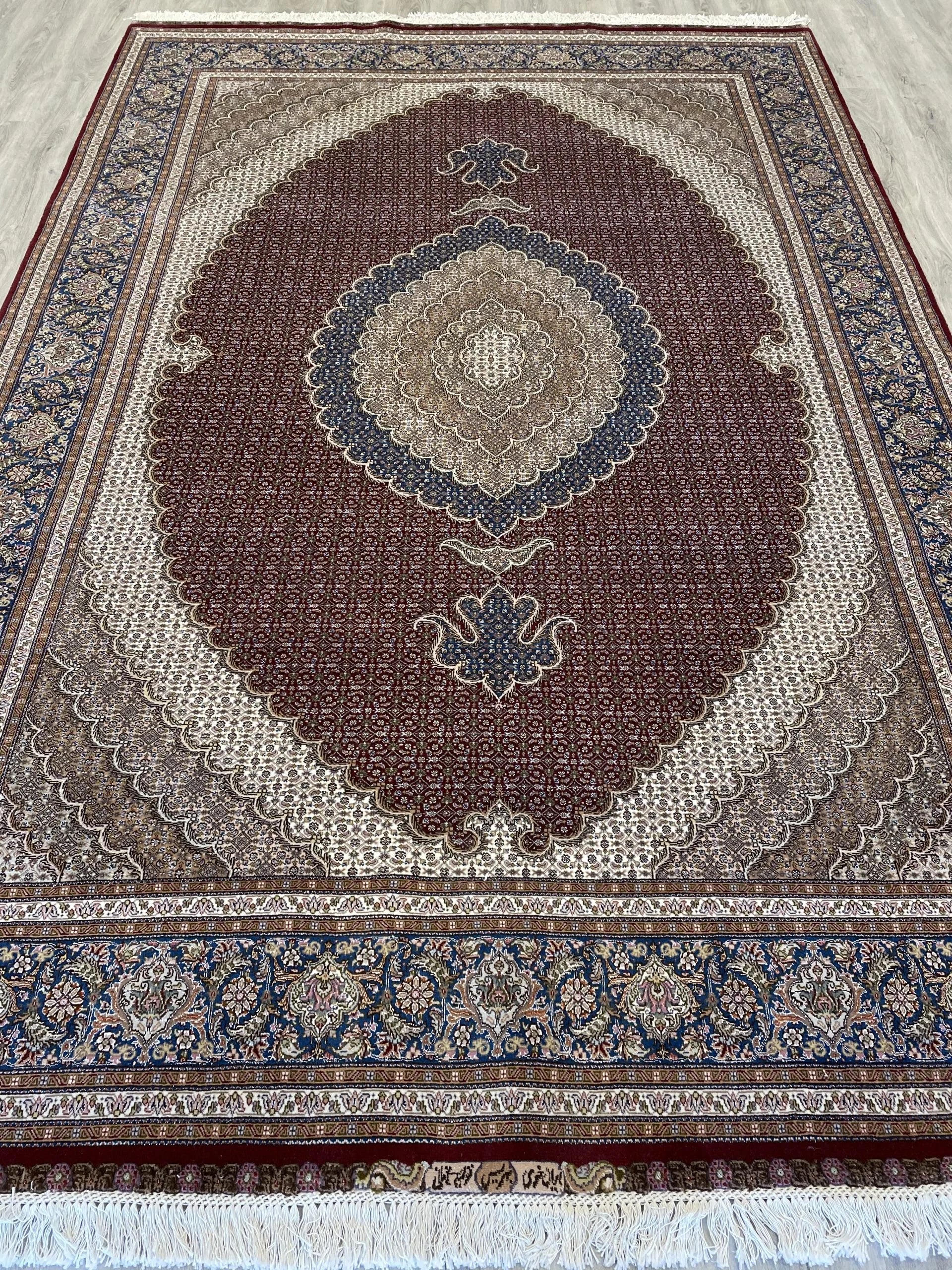 Tabriz Wool & Silk Rug (6'9" x 10'0")