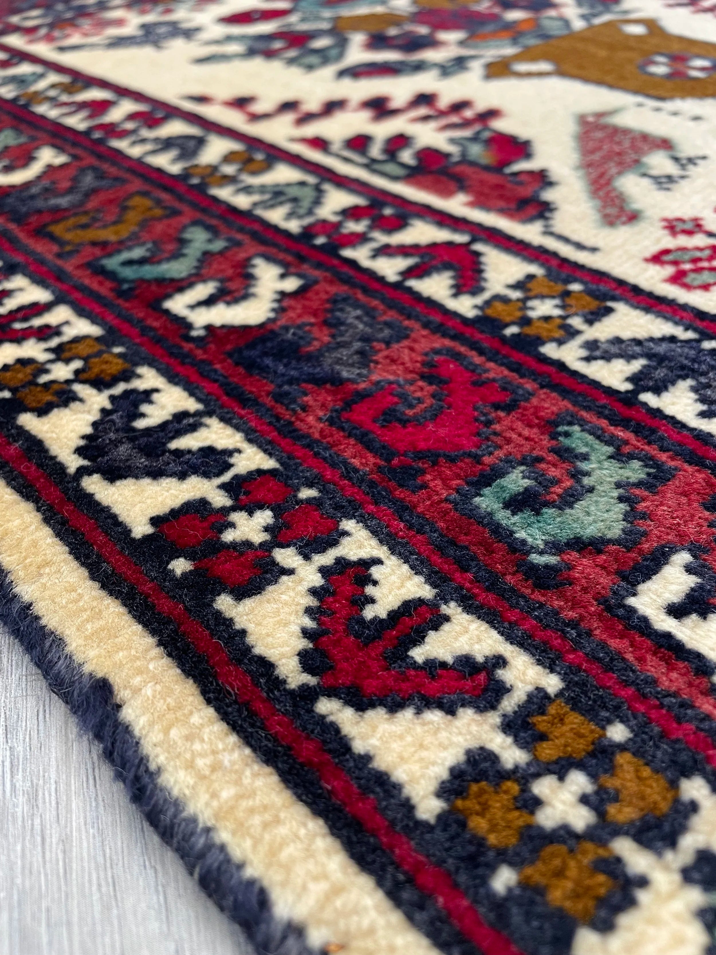 Rudbar Mini Wool Rug (2'1" x 2'1")