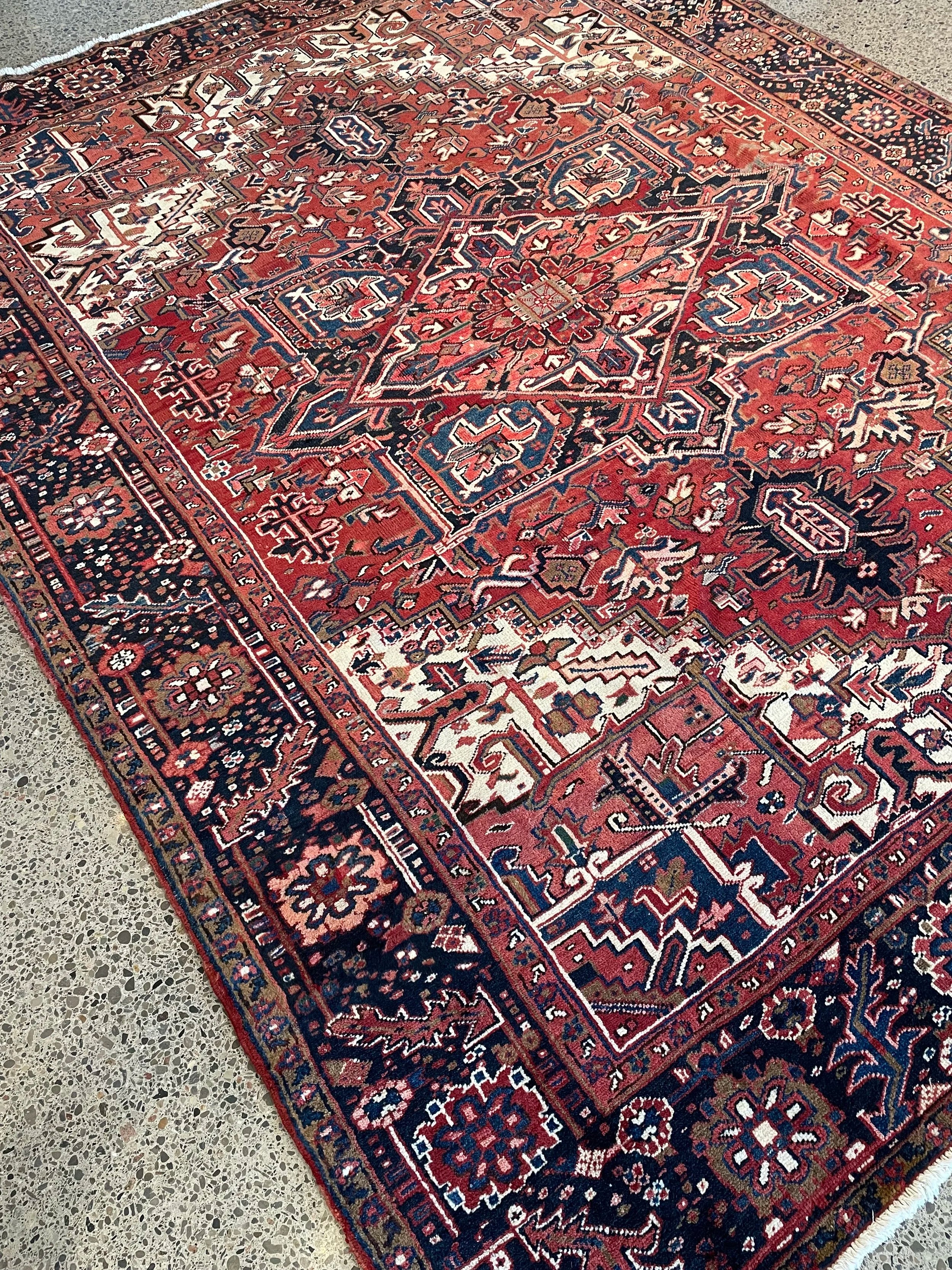 Wool Heriz Rug (8x10)