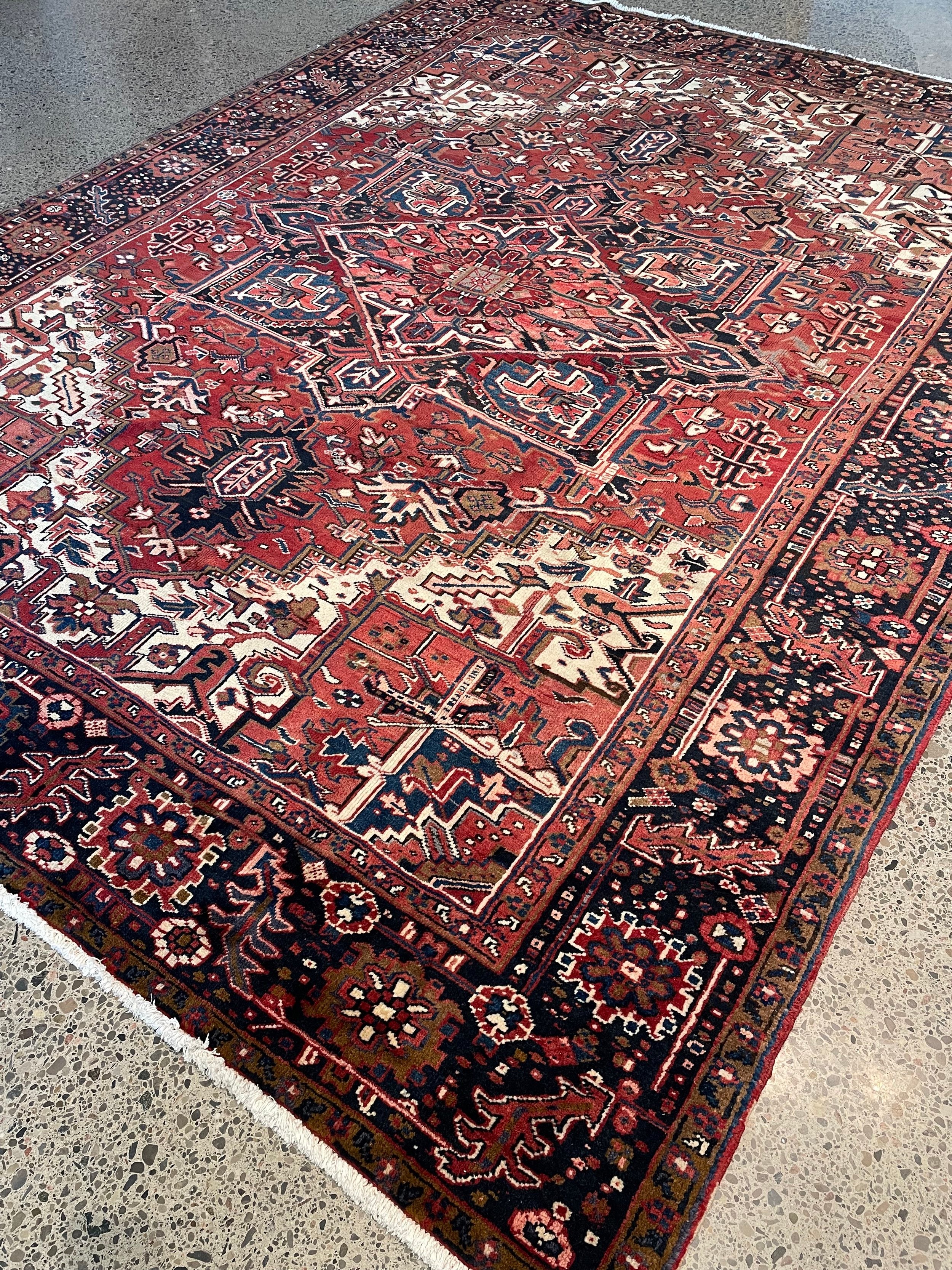 Wool Heriz Rug (8x10)