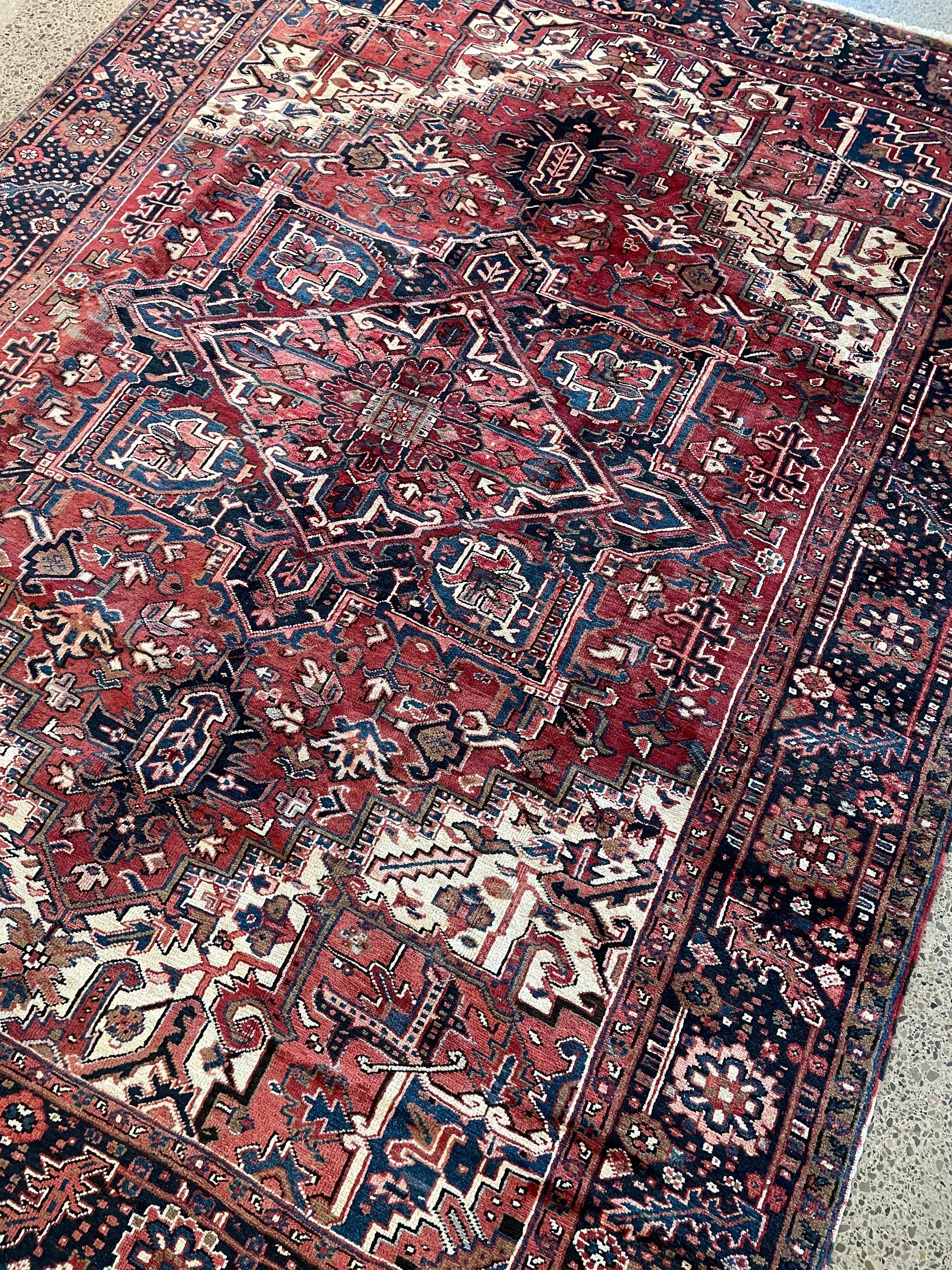 Wool Heriz Rug (8x10)