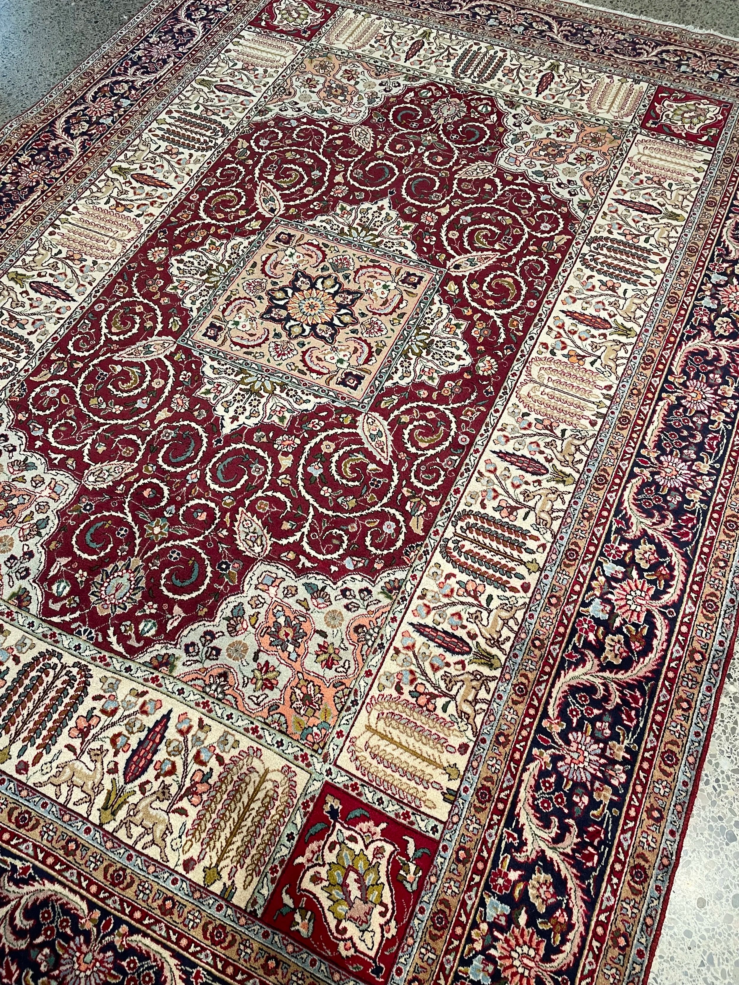 Wool Tabriz Rug (8'4" x 11'7")