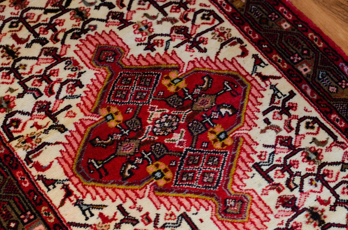 Vintage Wool Rug Runner (2'7" x 6'5")