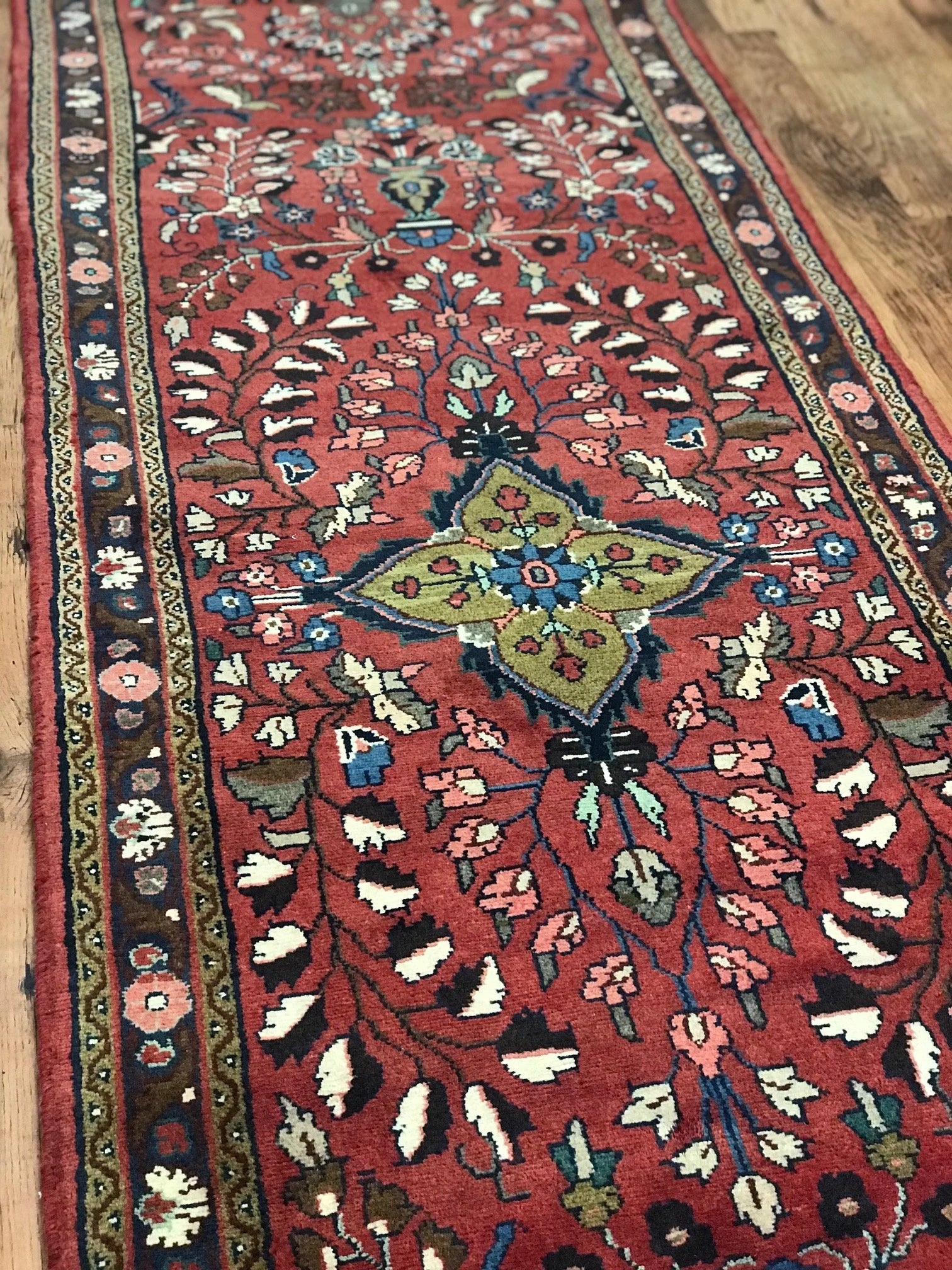 Vintage Hamedan Rug (2'9" x 10'2")