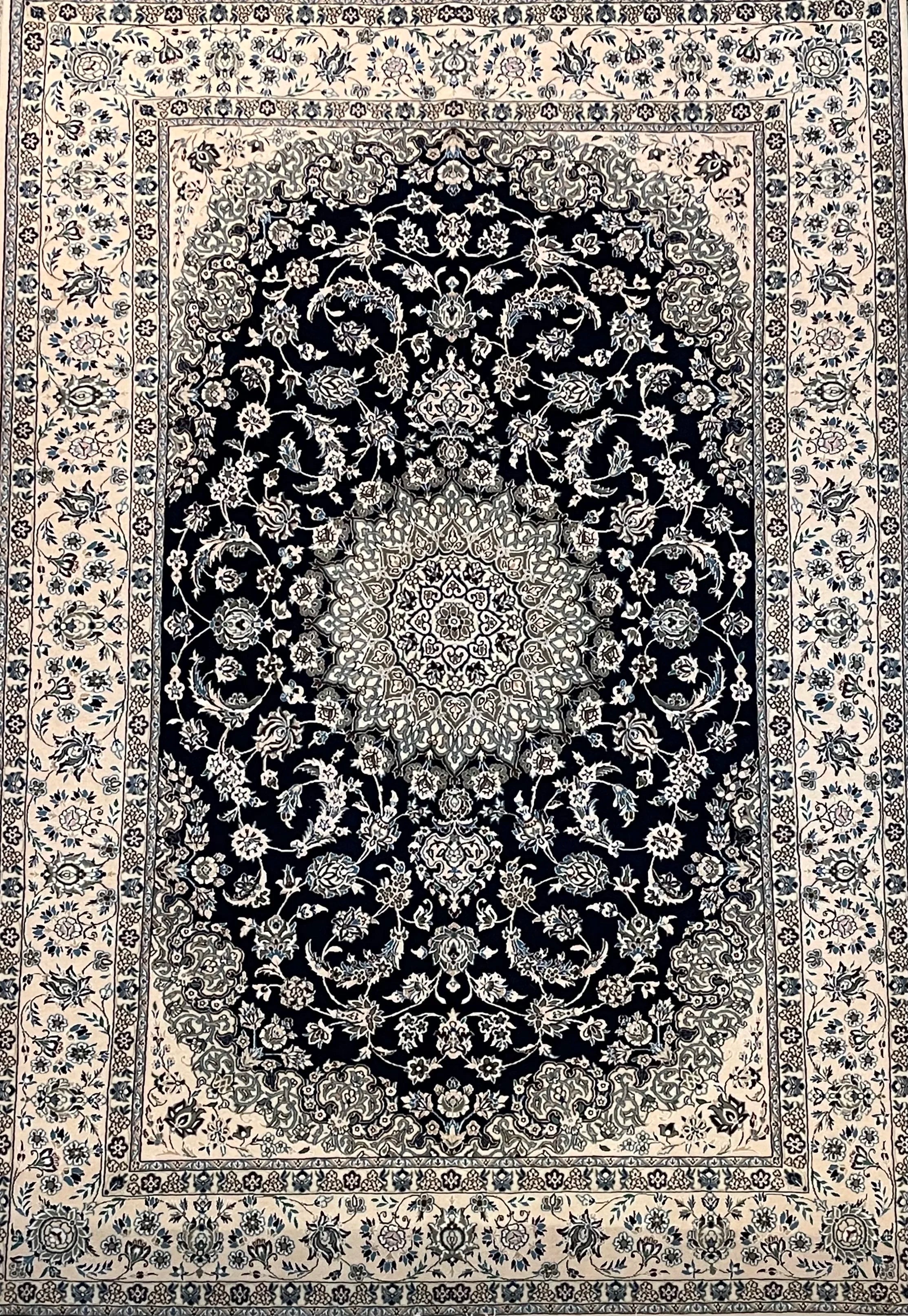 Naeen Wool & Silk Rug (6'8" x 9'7")