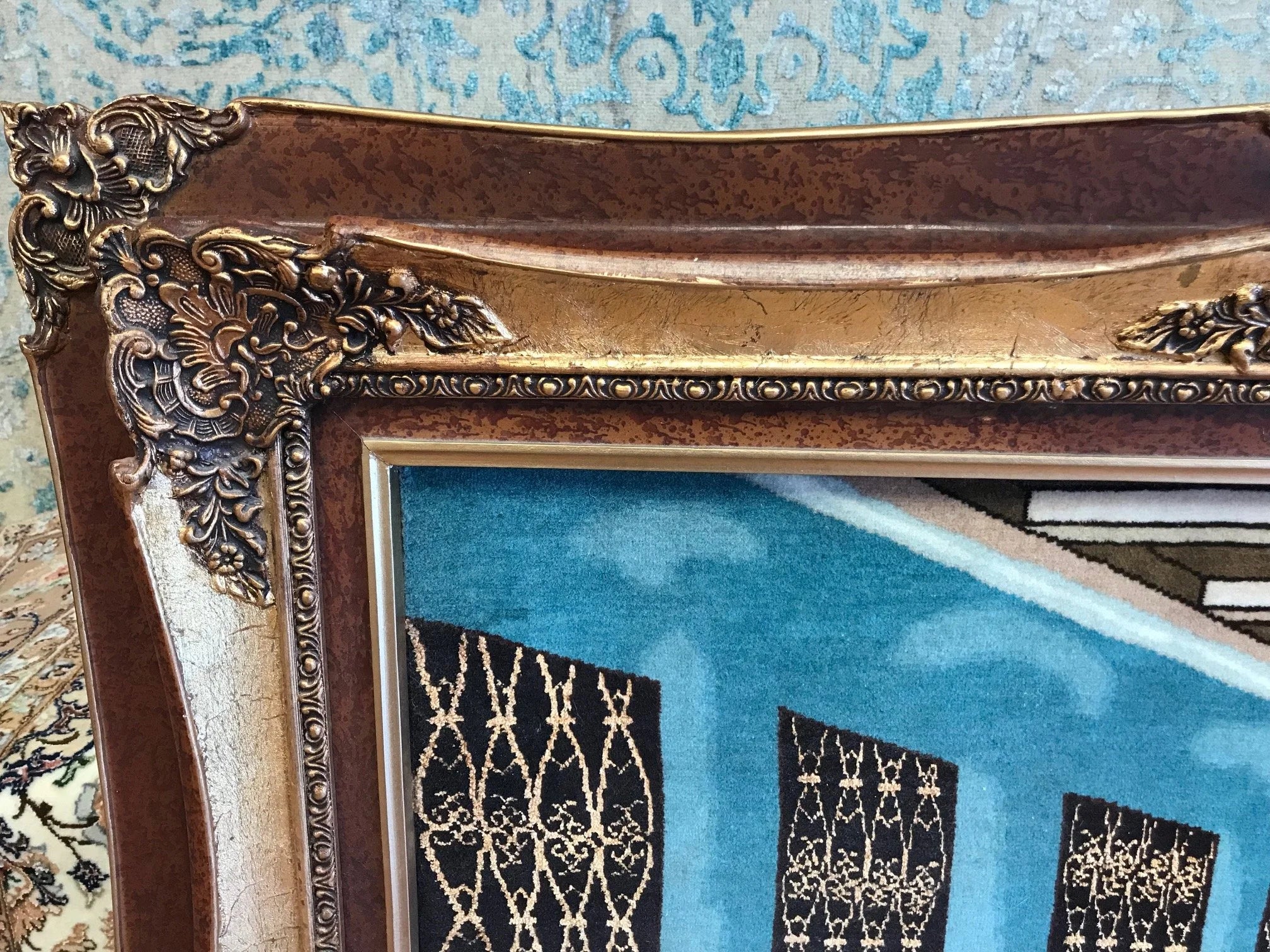 Last Supper Framed Rug