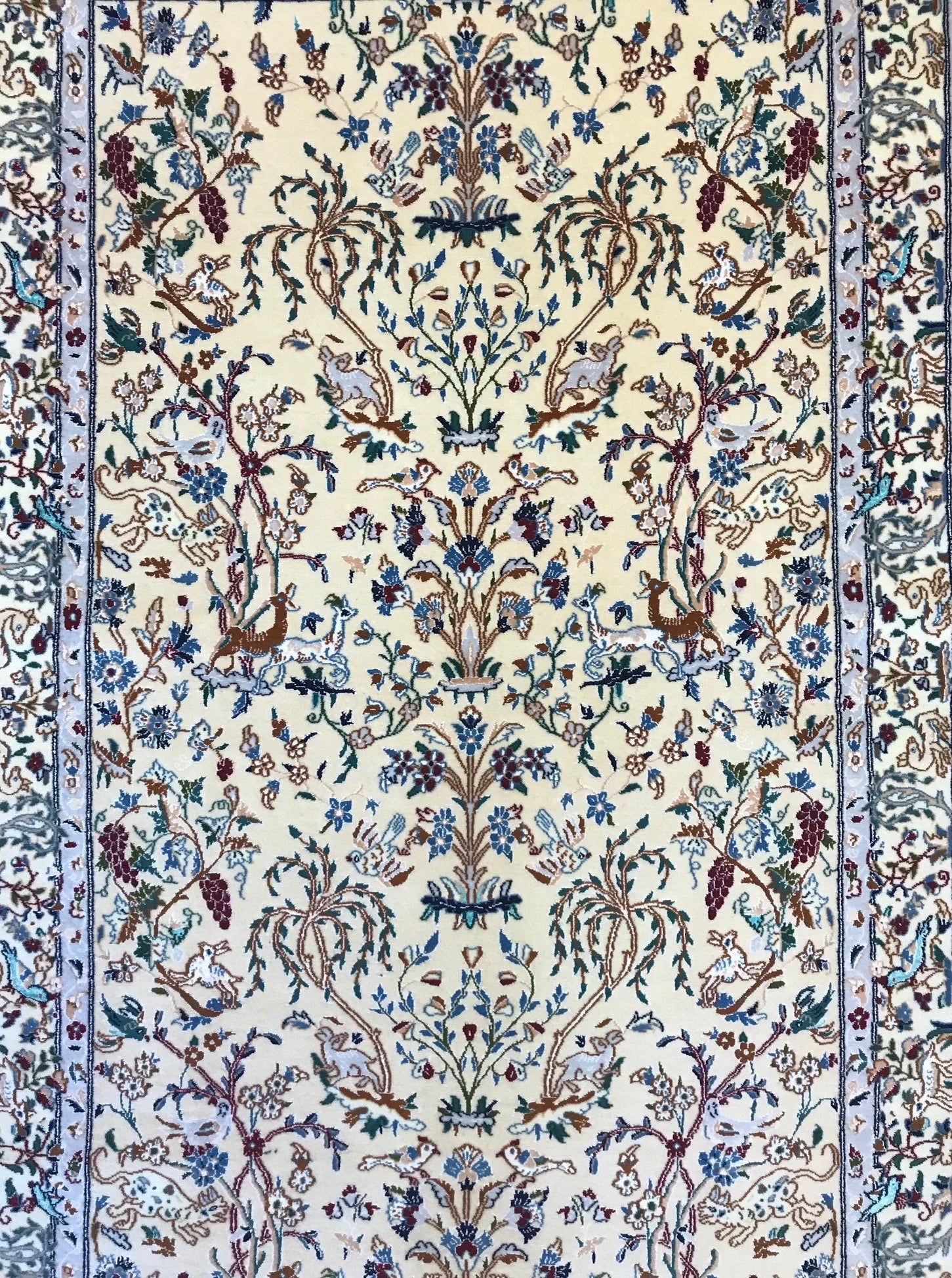 Naeen 6 Ply Wool & Silk Rug (3'5" x 5'5")