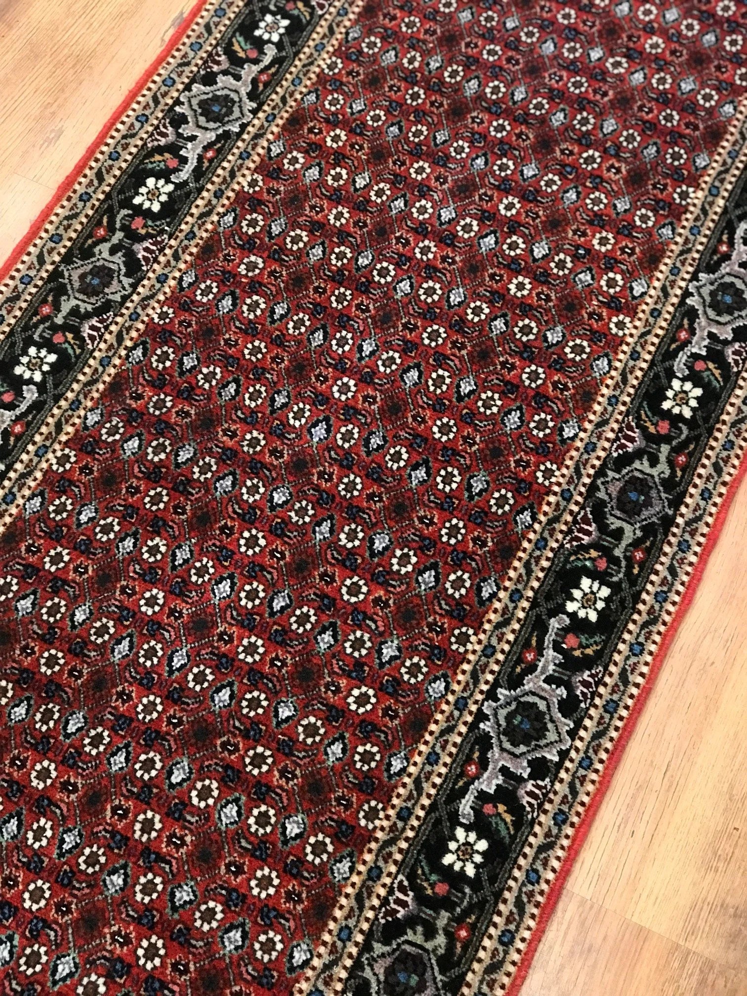Tabriz Wool & Silk Rug (2'4" x 9'7")