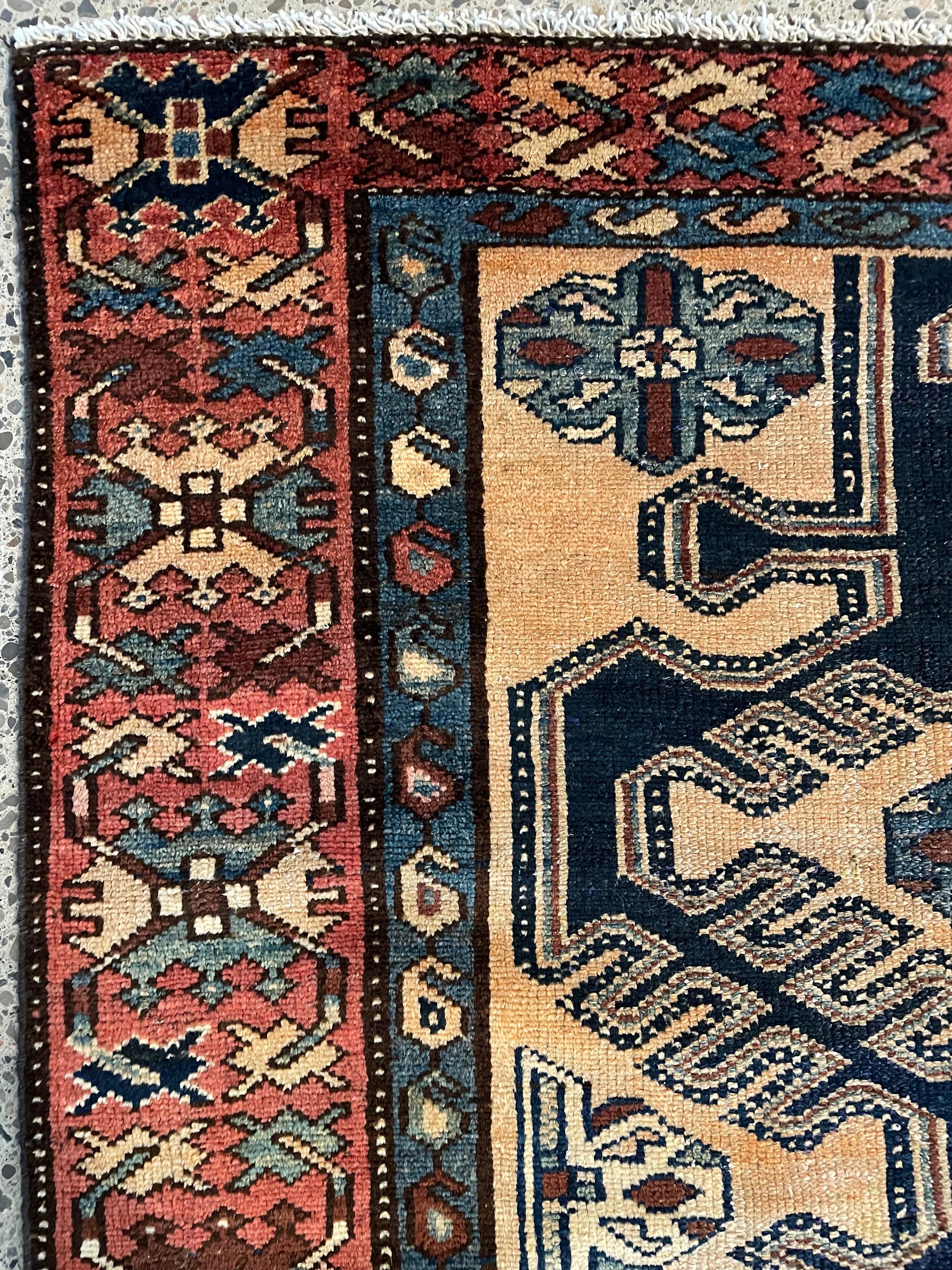 Ardebil Semi Antique Wool Rug (3'8" x 6'8")