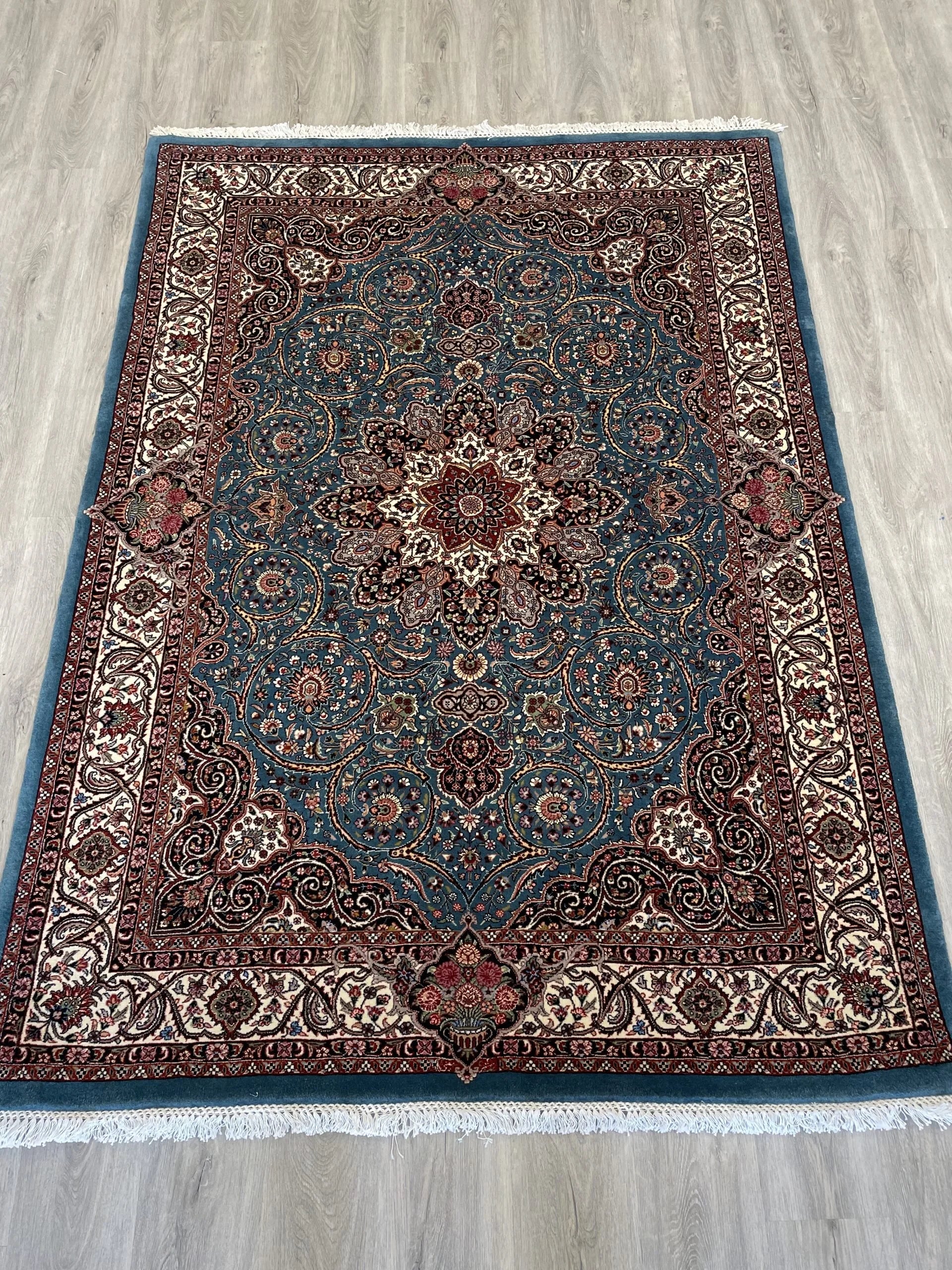 Bijar Wool & Silk Rug (5'0" x 7'0")