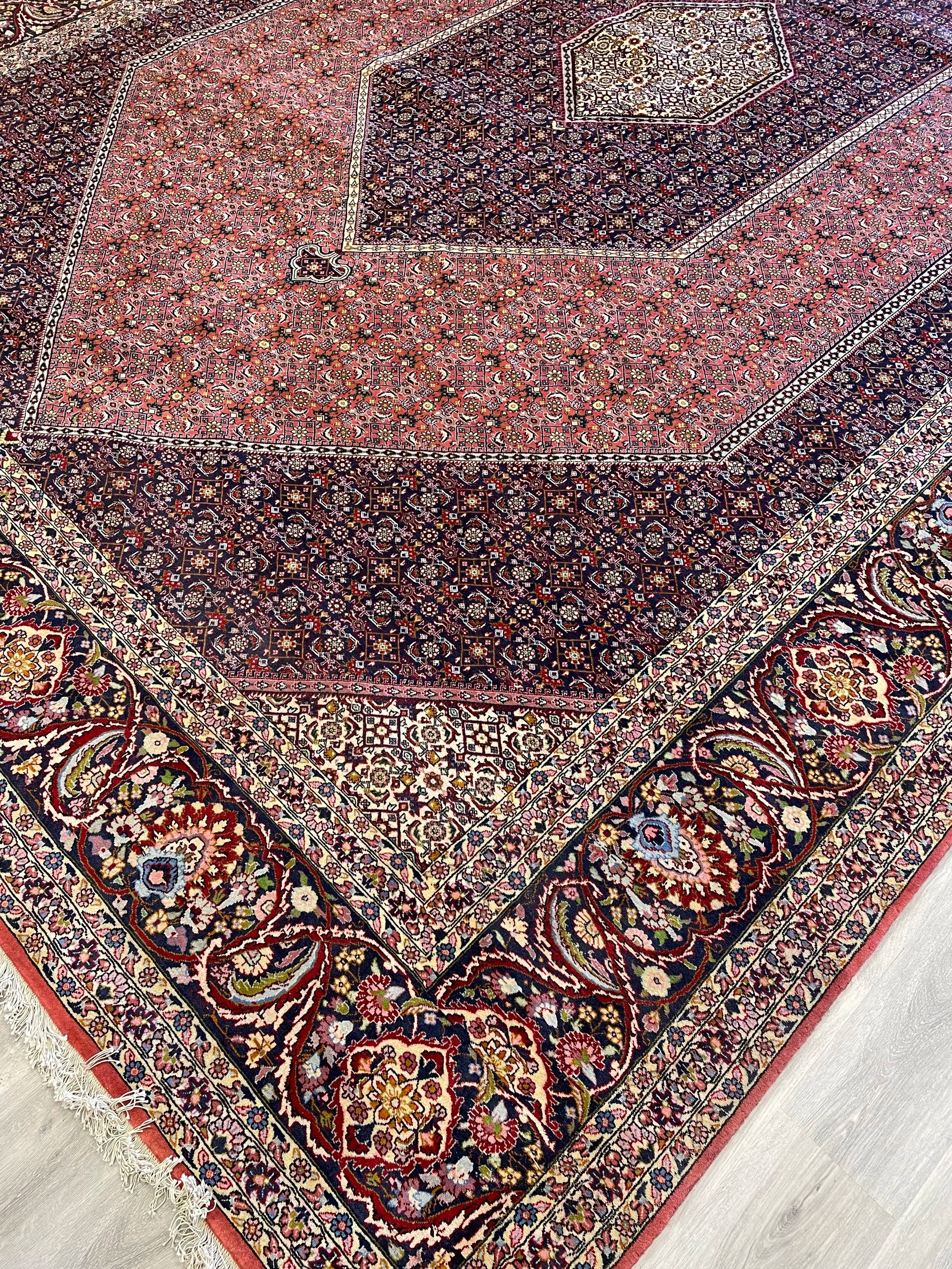 Bijar Wool Rug (11'4" x 17'0")