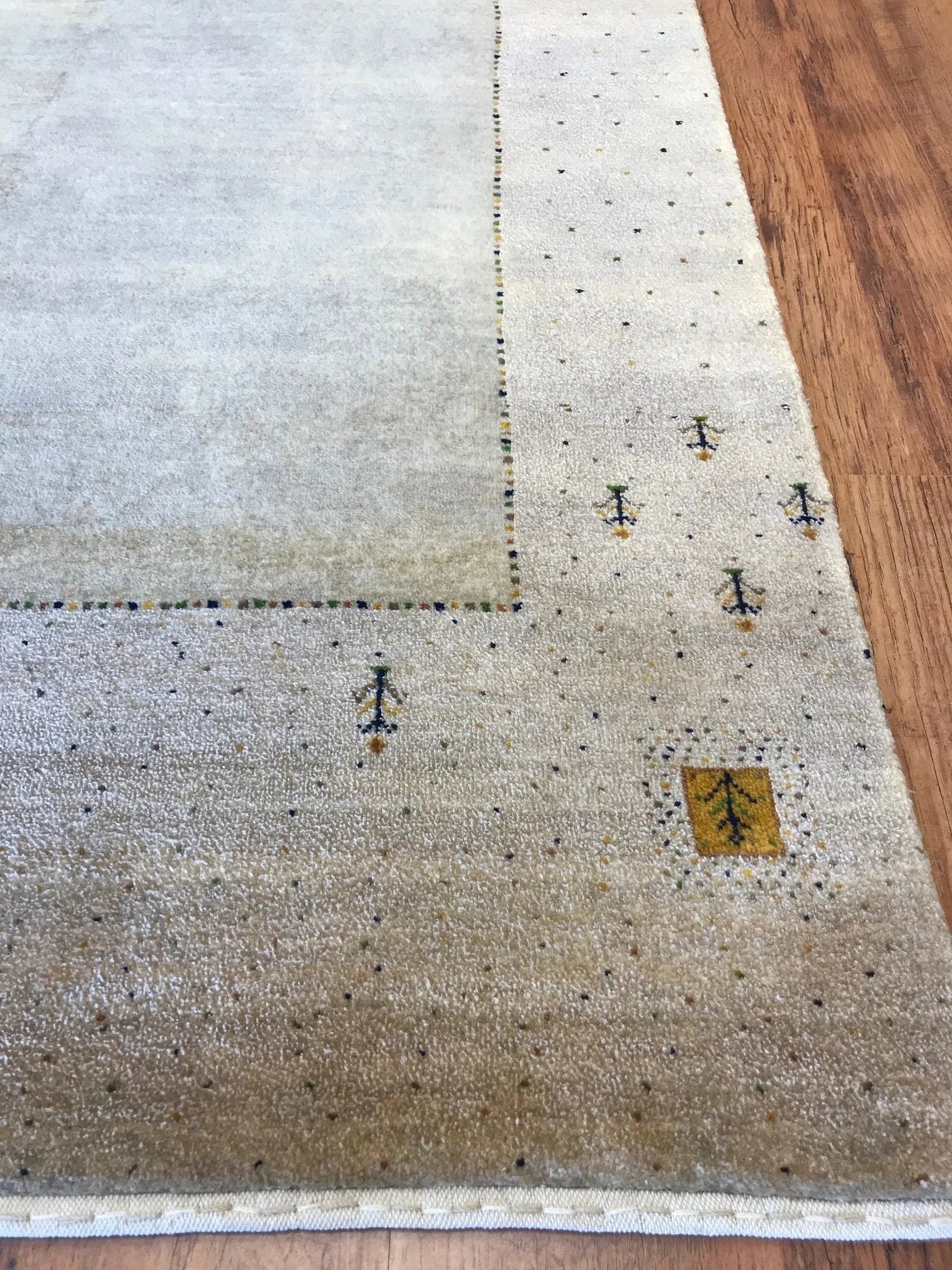 Wool Gabbeh Rug (3'9" x 5'11")