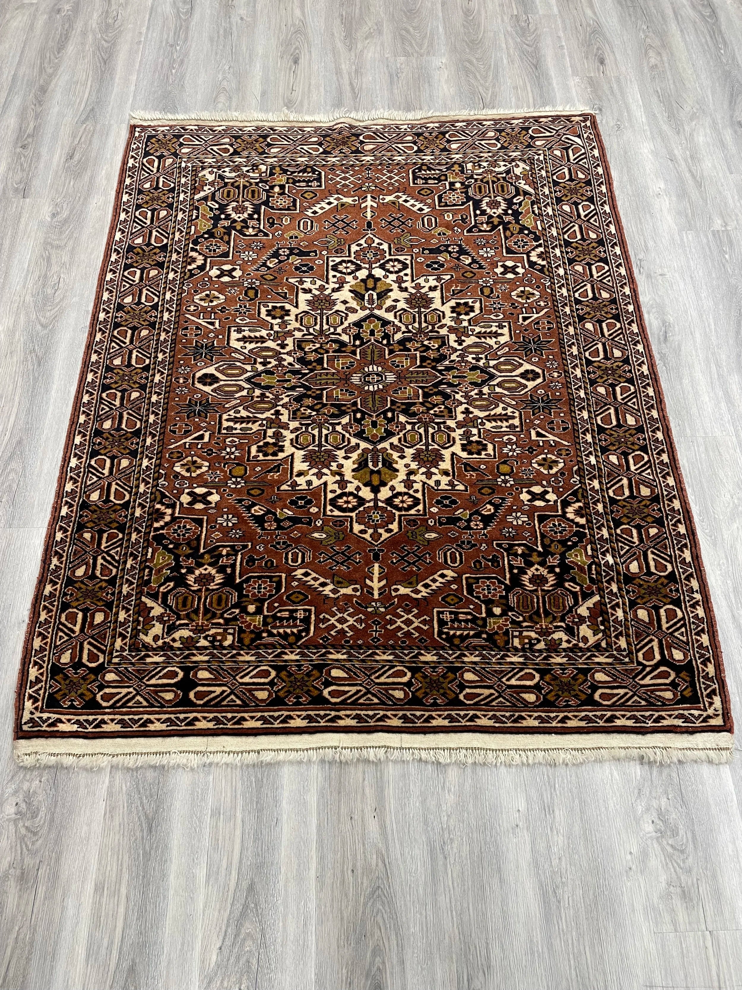 Ghouchan Vintage Rug (4'3" x 5'3")
