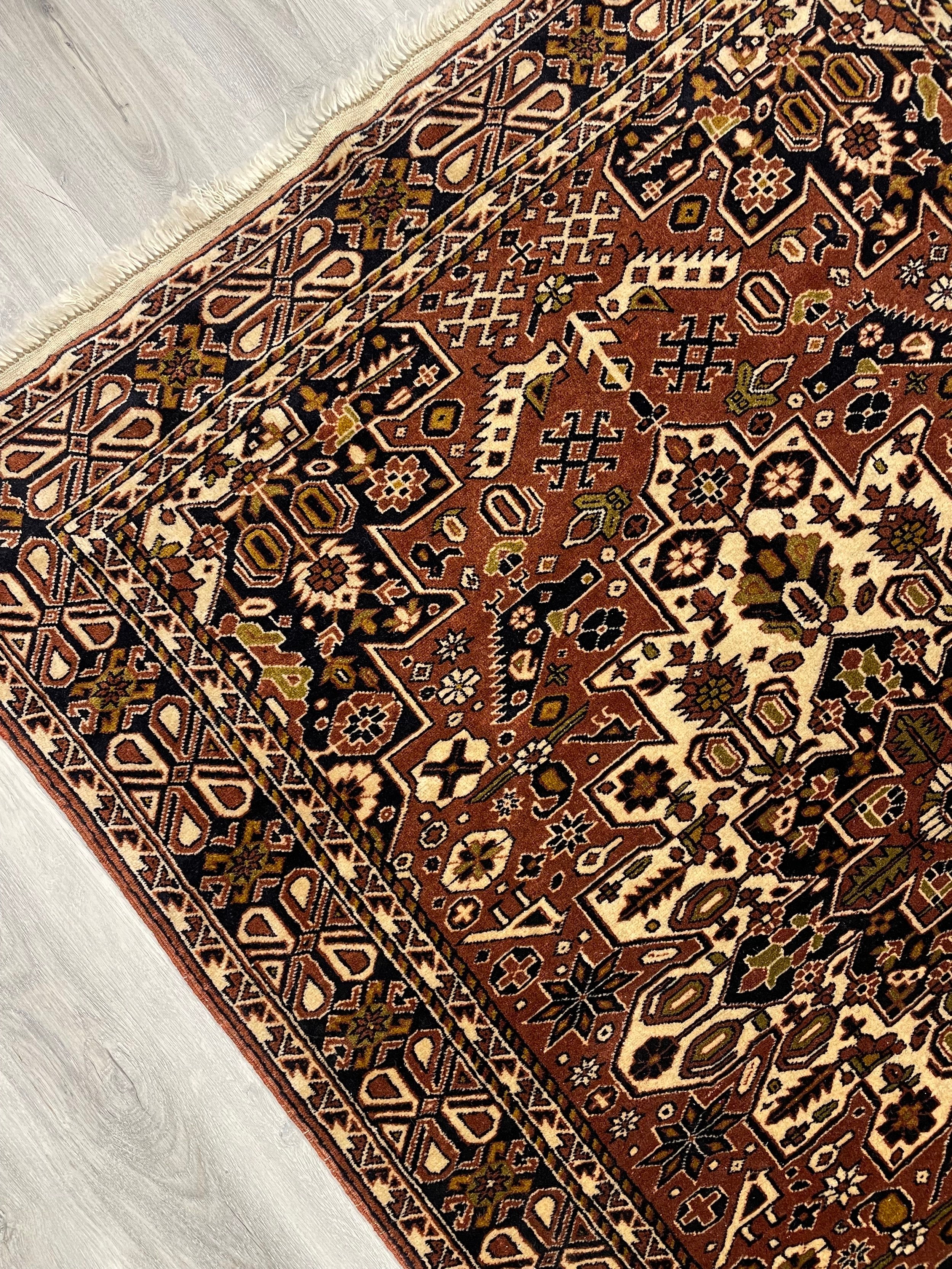 Ghouchan Vintage Rug (4'3" x 5'3")
