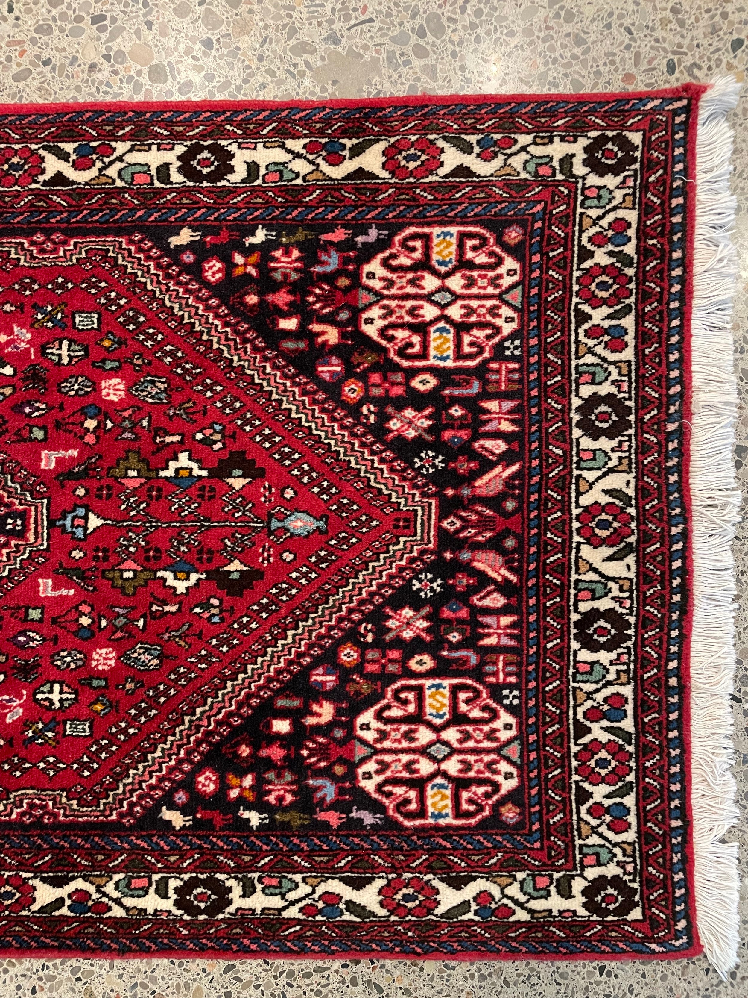 Abadeh Wool Rug Runner (2'9" x 9'8)