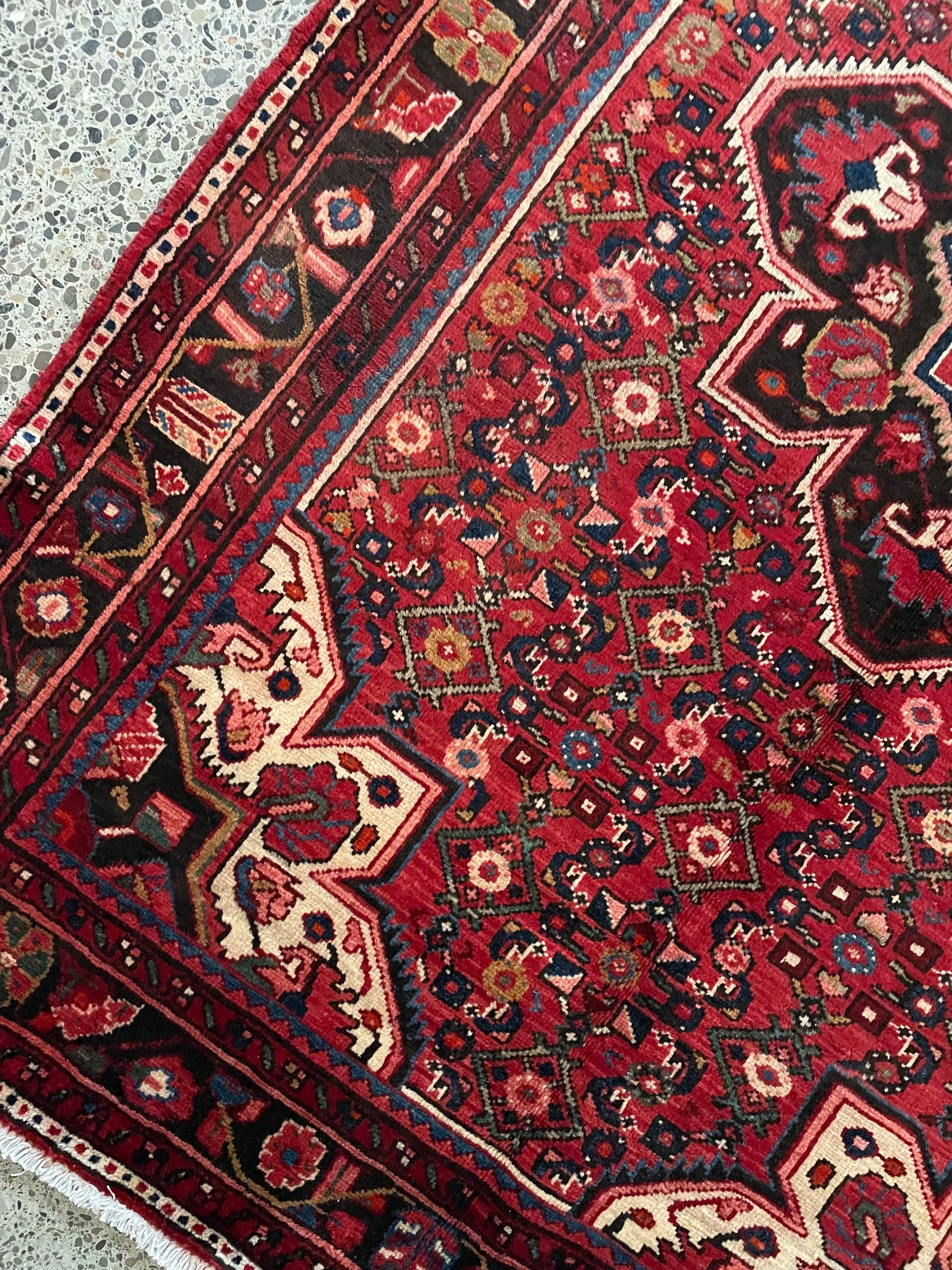 Hosseinabad Wool Rug (4'9" x 7'3")