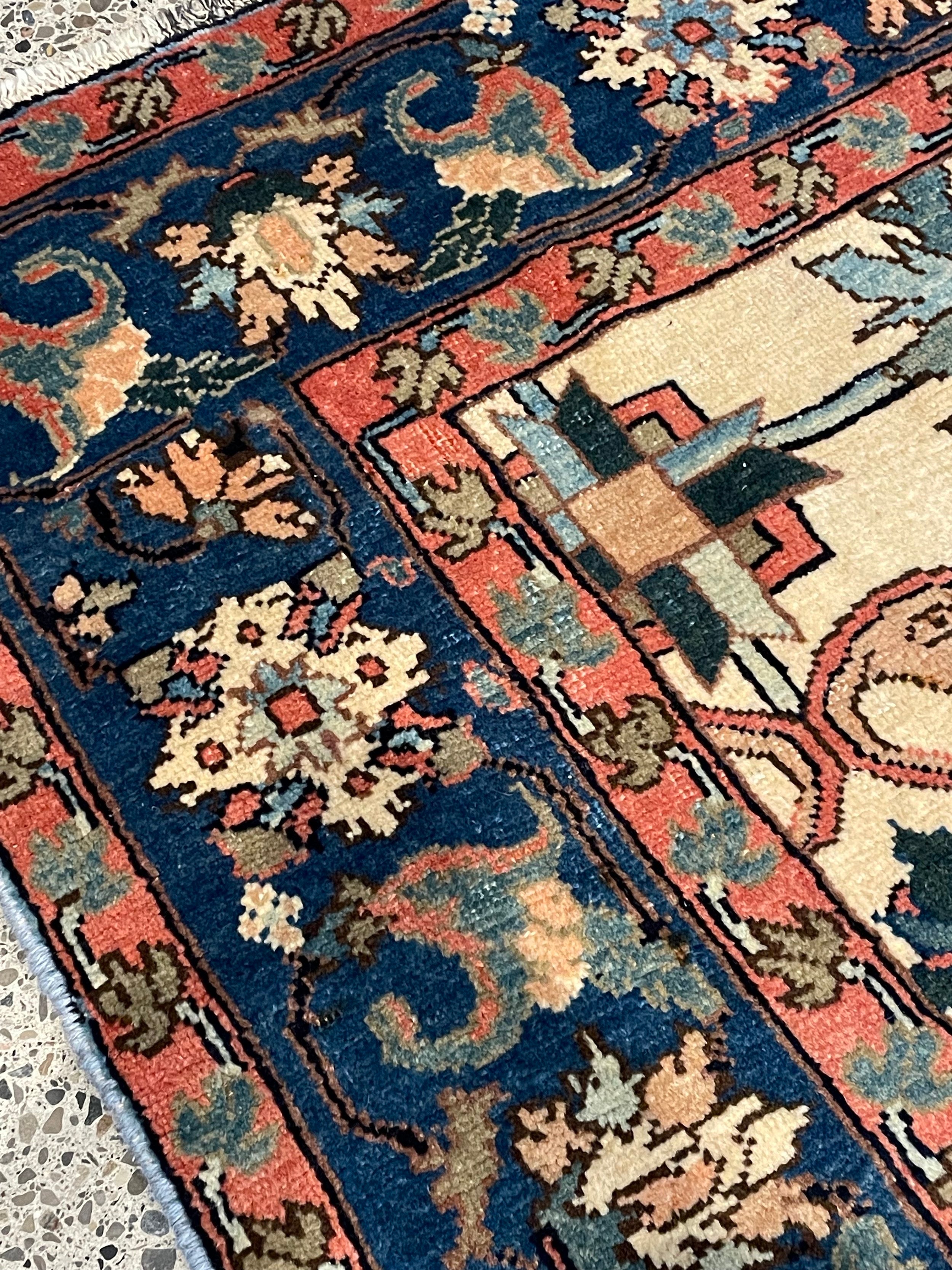 Heriz Semi-Antique Wool Rug (5'5" x 7'5")