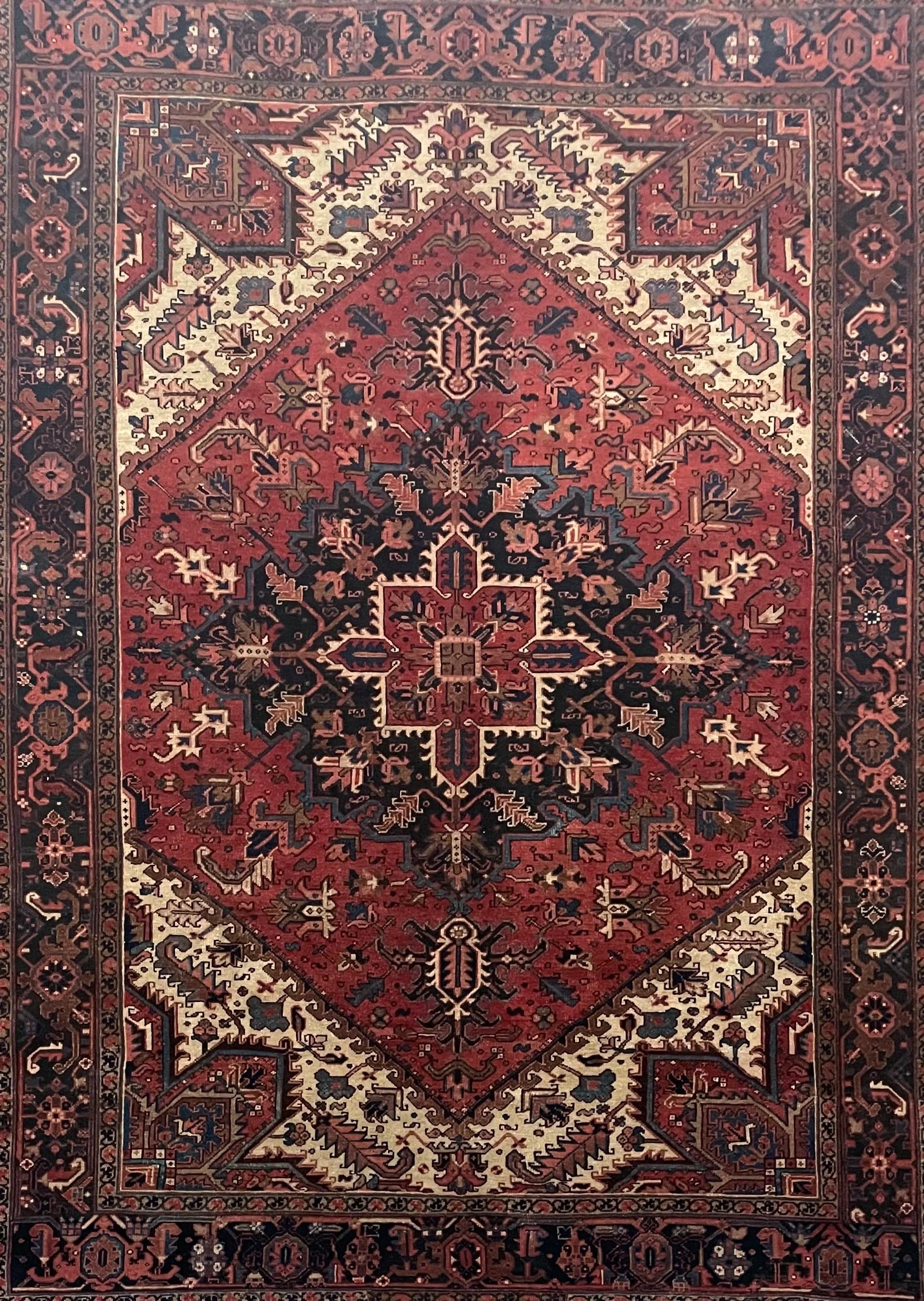 Heriz Vintage Wool Rug (8'1" x 11'0")