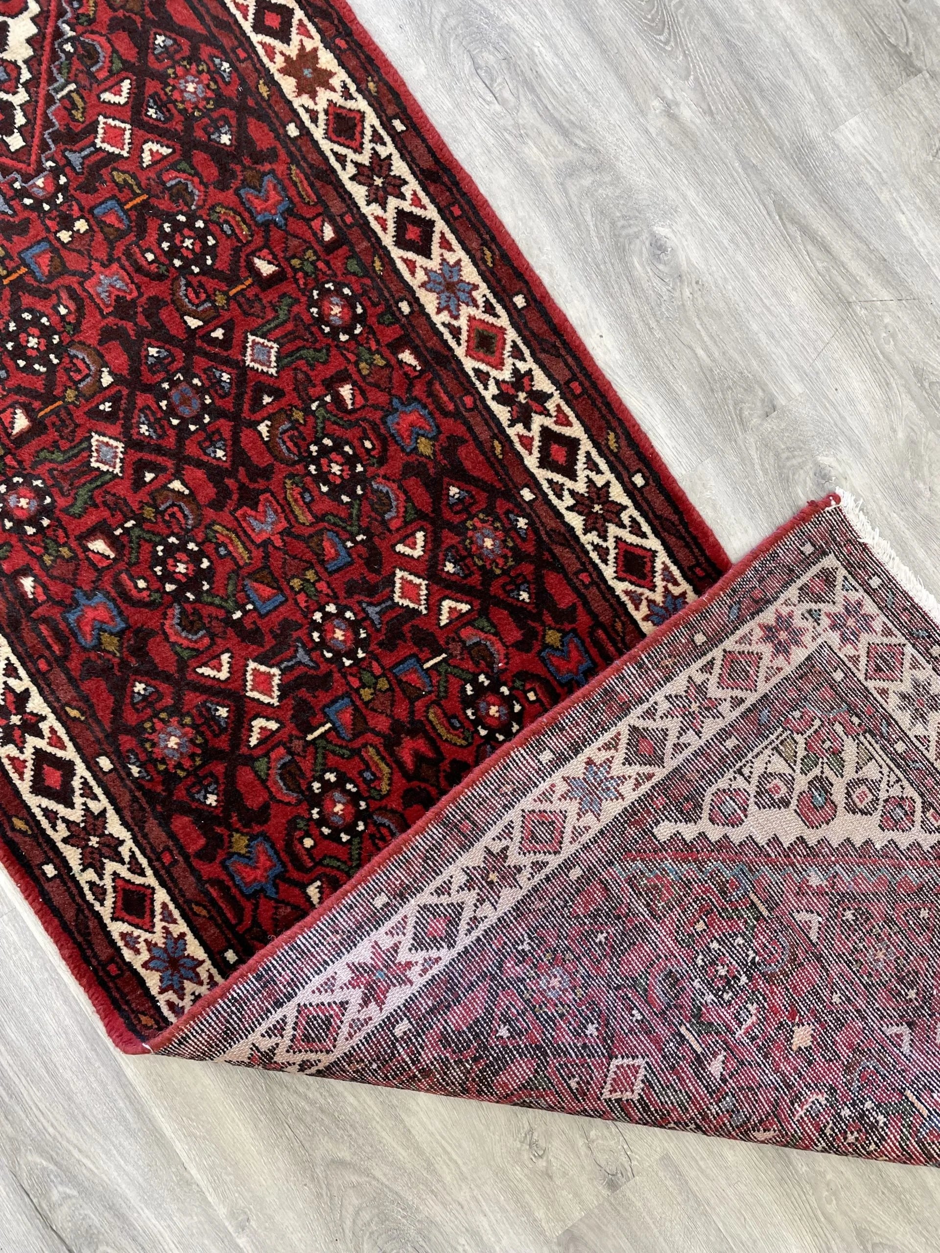Tribal Wool Runner Rug (2'4" x 12'6")