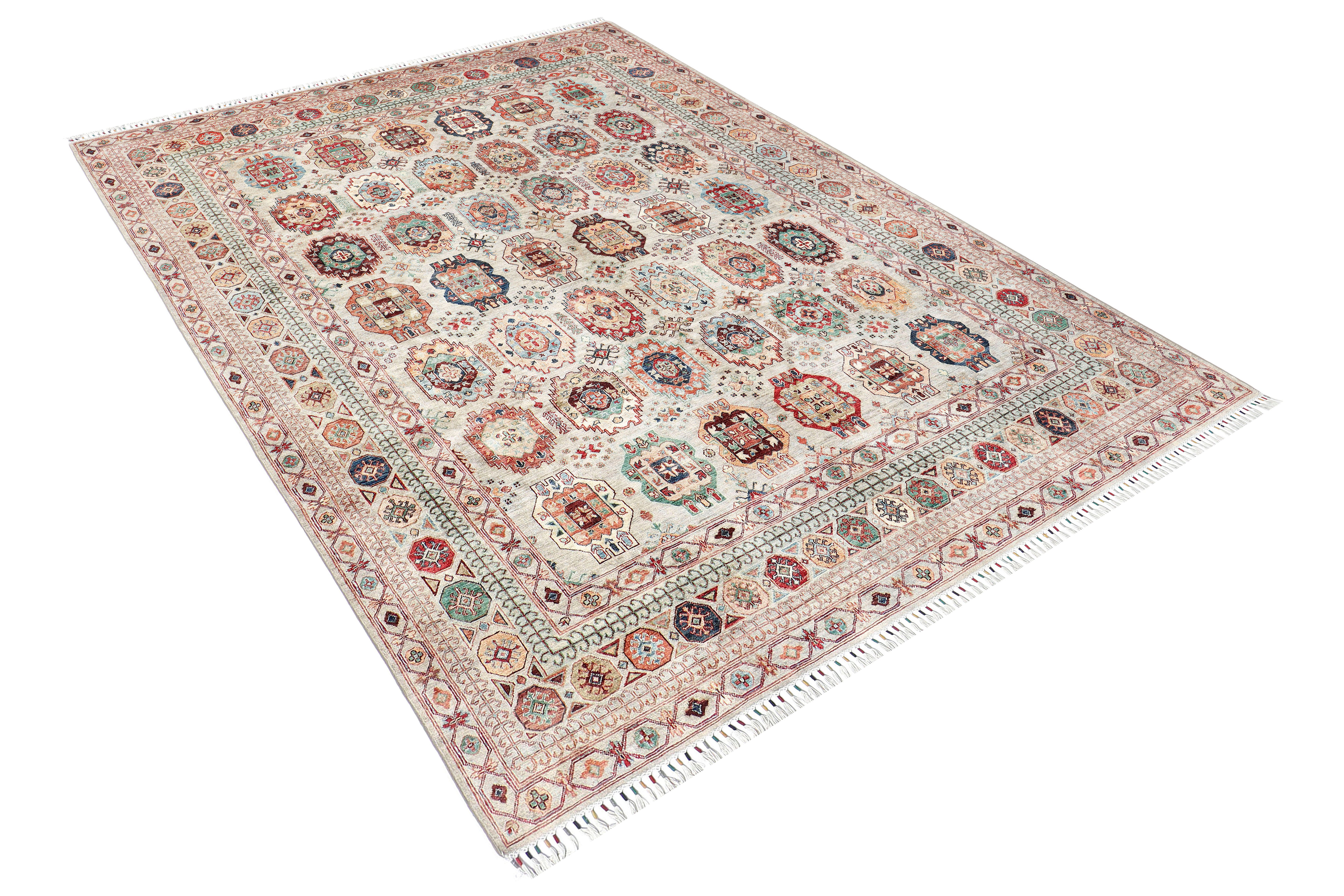 Contemporary Tribal Wool Rug (9'0" x 12'0")