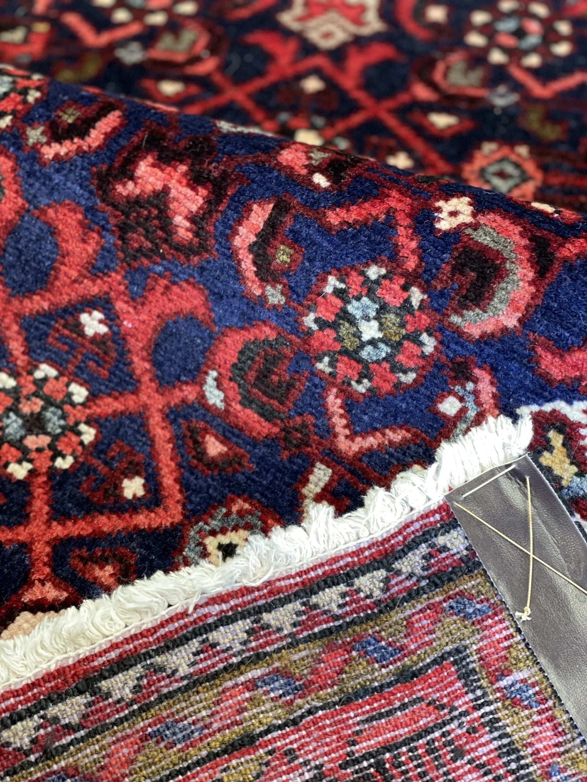 Hamedan Wool Rug Runner (3'7" x 10'0")