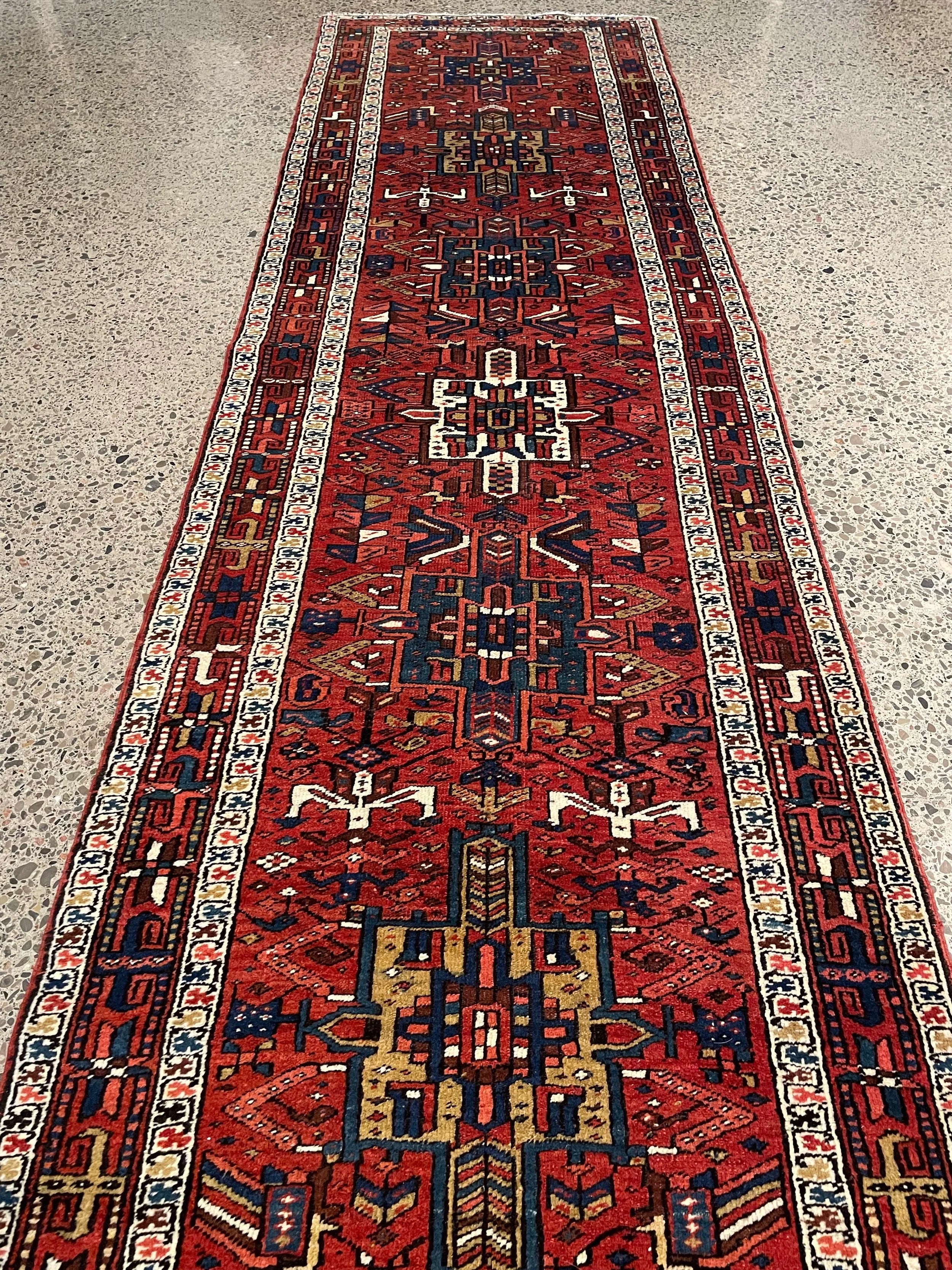 Karajeh Semi-Antique Wool Rug (2'11" x 11'5")