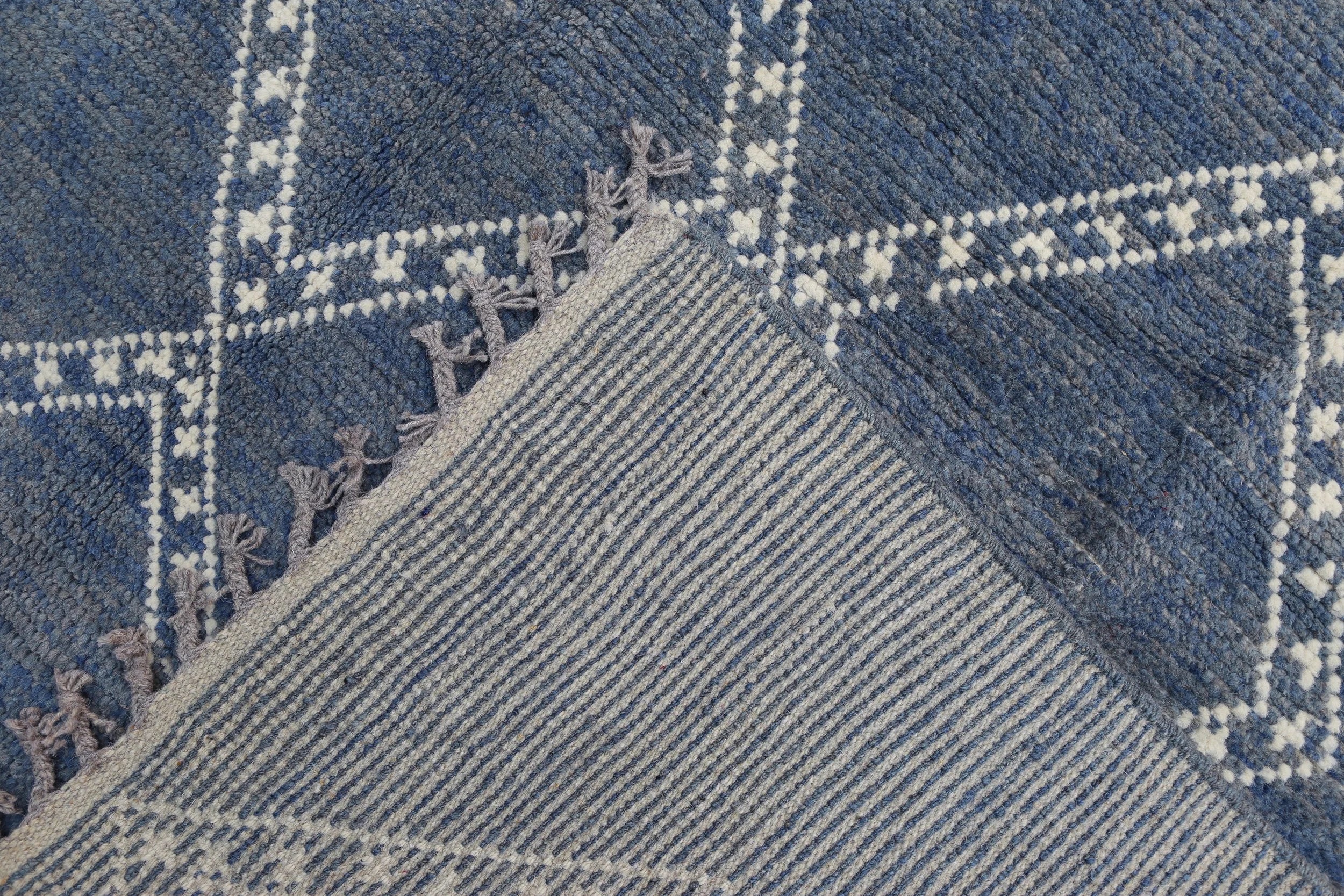 Moroccan-Style Wool Rug (6'4" x 9'0")
