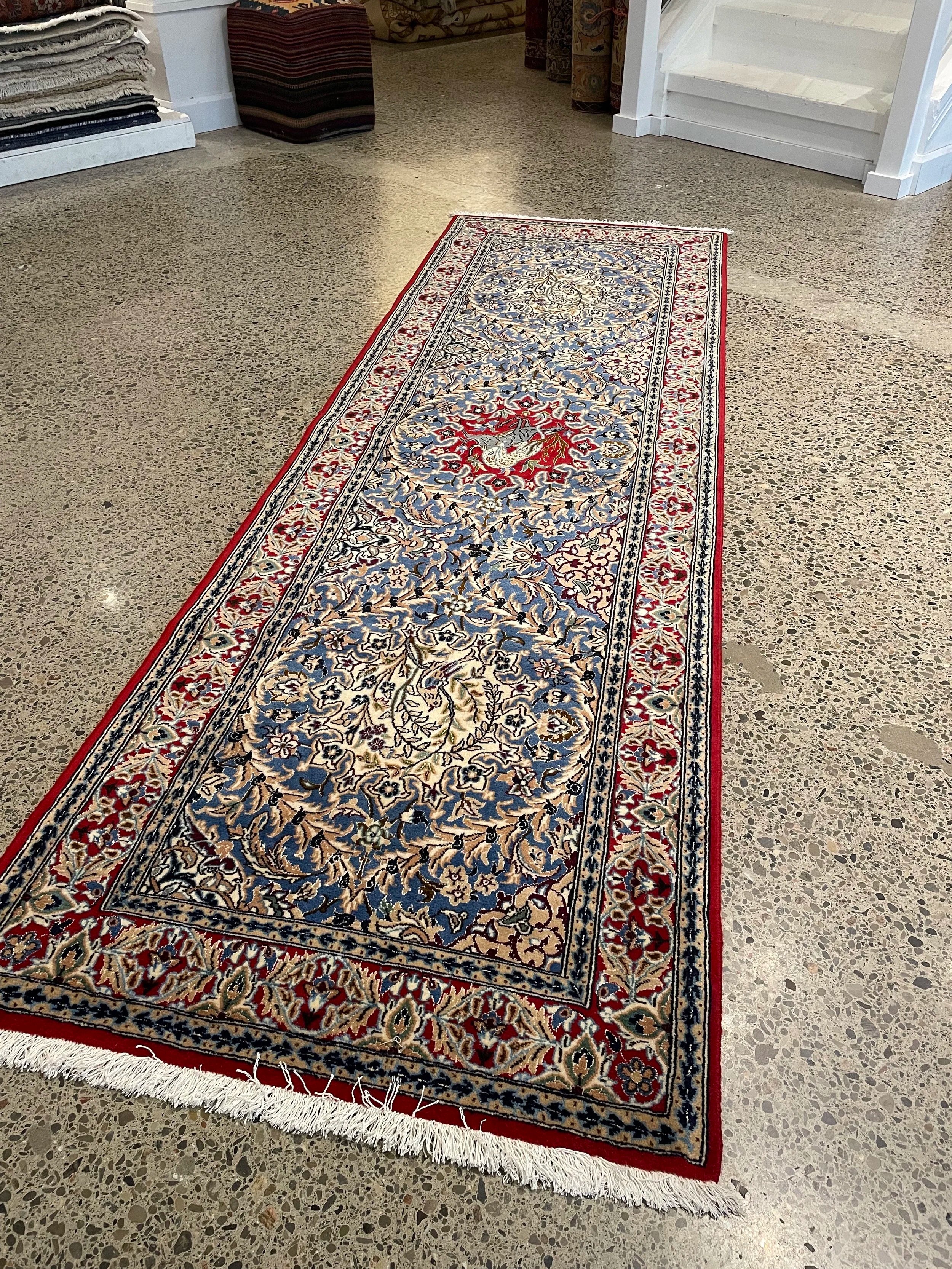 Naeen Wool & Silk Rug Runner (2'9" x 9'0")