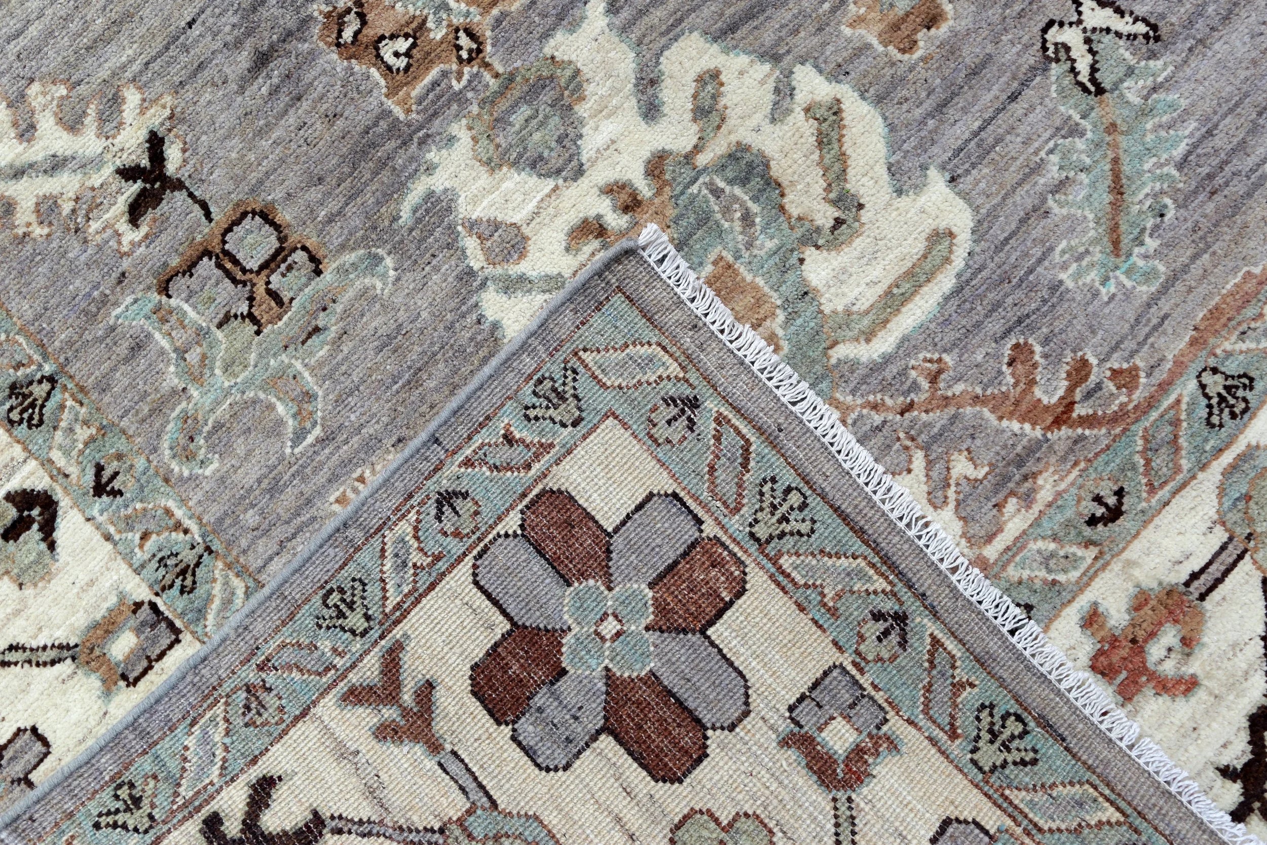 Oushak Wool Rug (9'1" x 11'7")