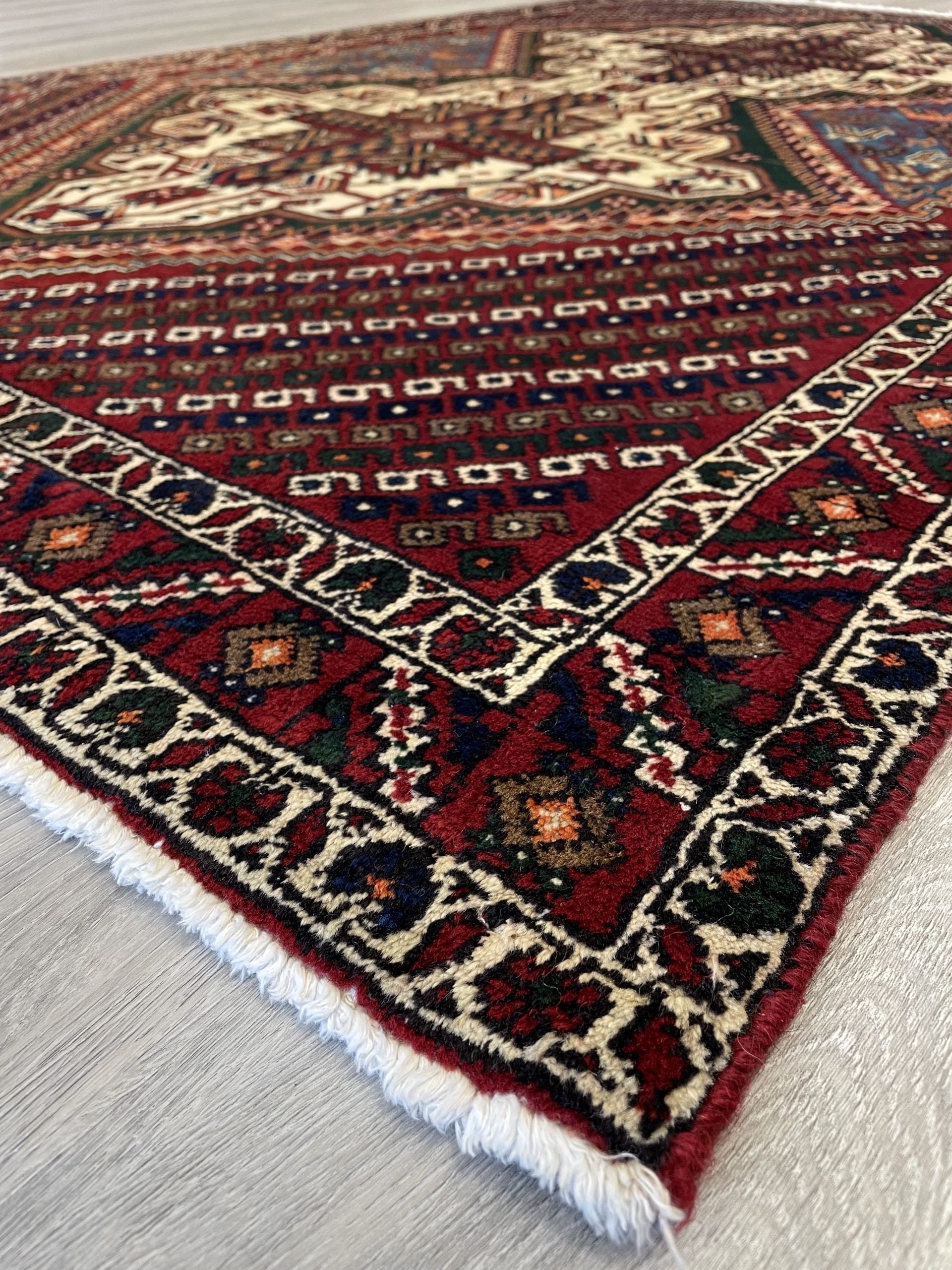Shahrebabak Wool Rug (4'2" x 6'4")