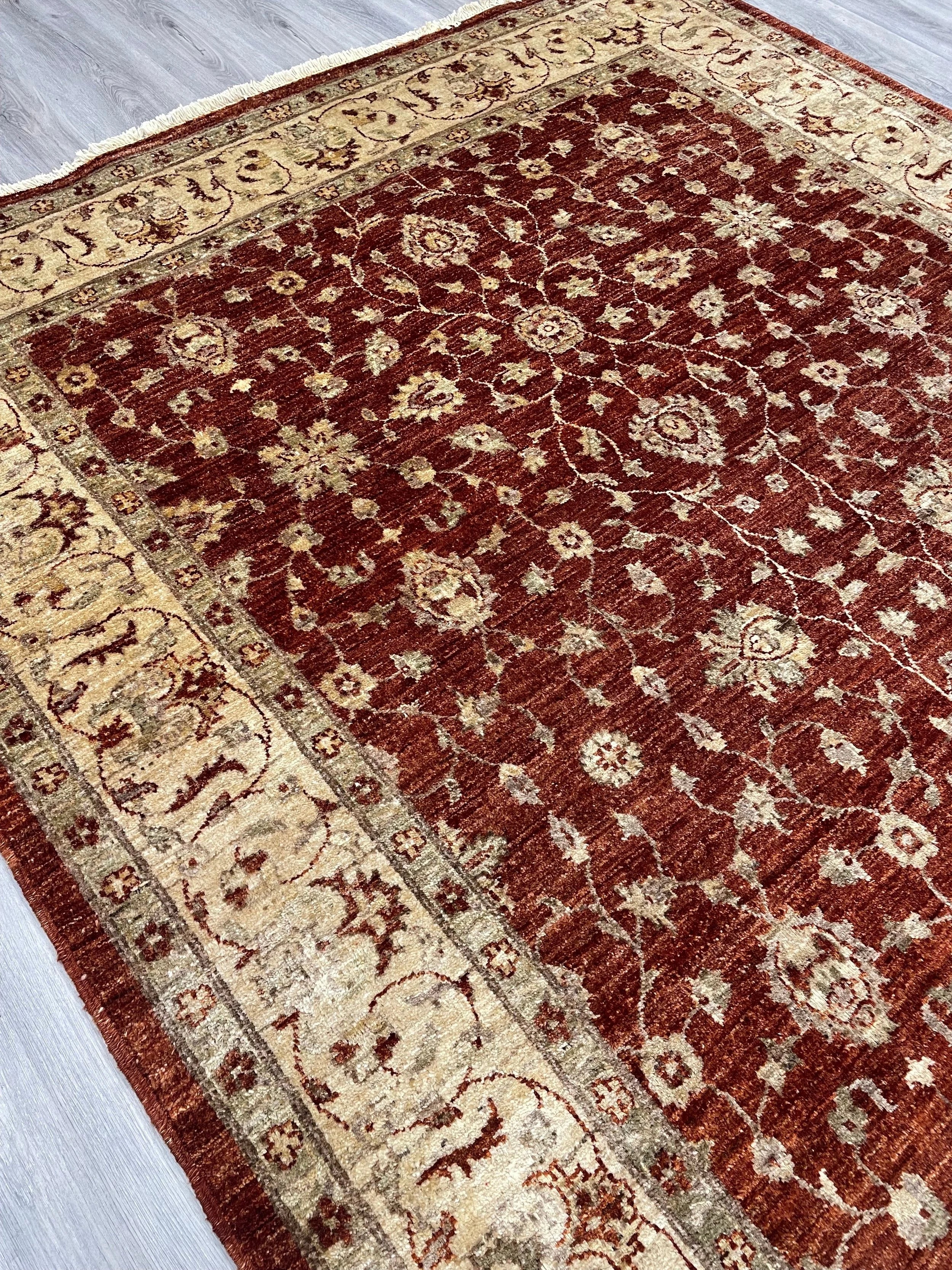 Chobi Wool Rug (6'8" x 9'9")