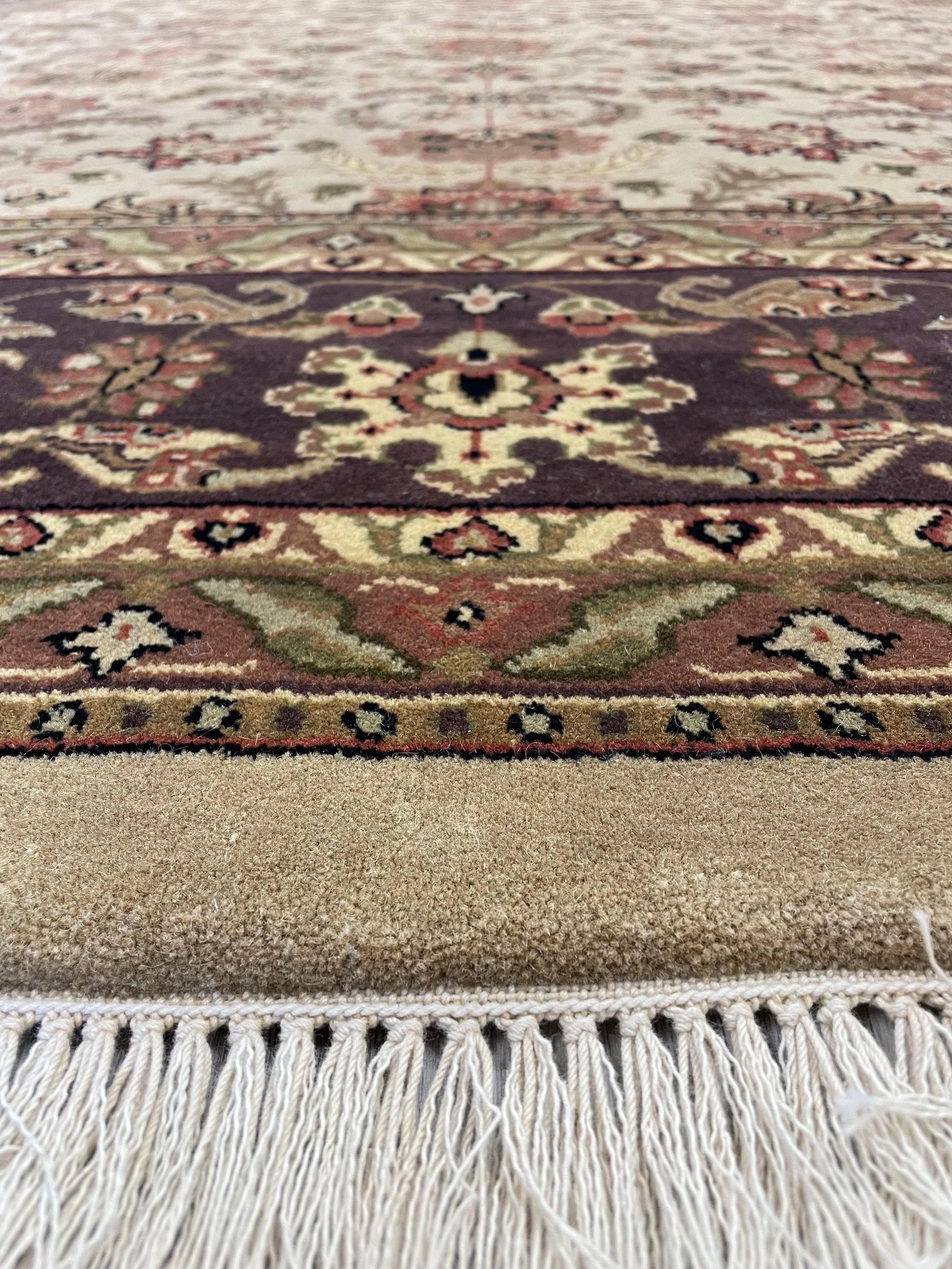 Indo Tabriz Wool Rug (8'1" x 9'10")