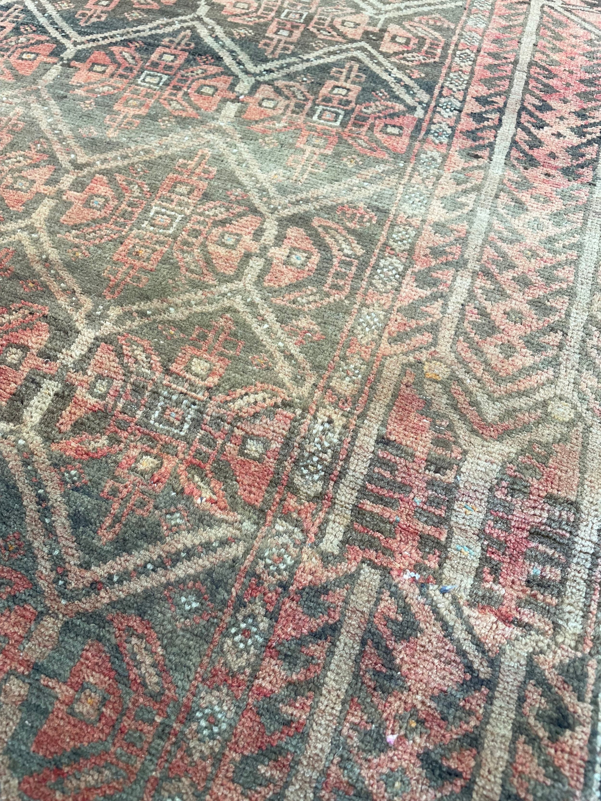 Baluchi Vintage Wool Rug (2'5" x 4'3")