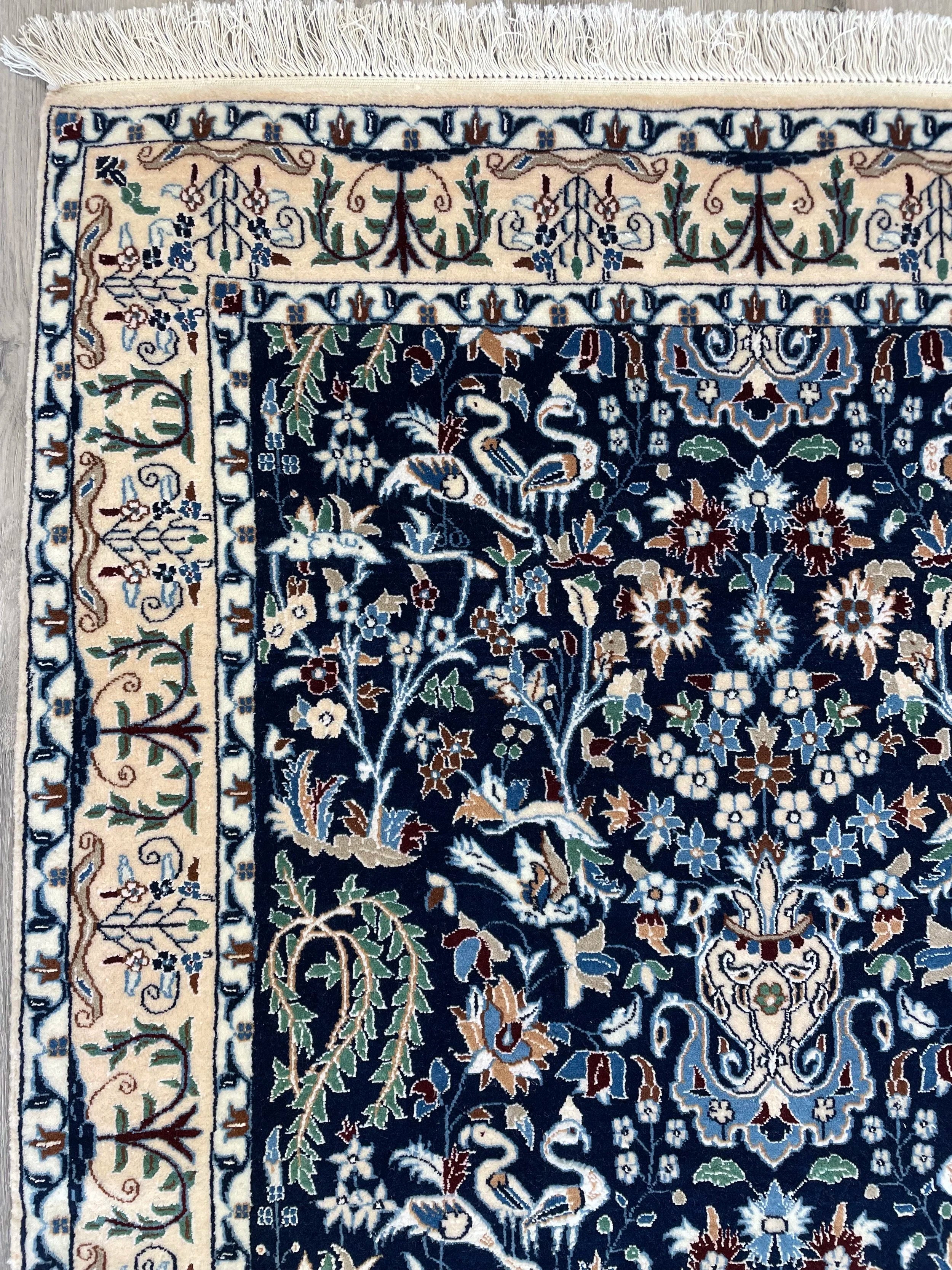 Naeen 6 Ply Wool & Silk Rug (3'3" x 4'8")