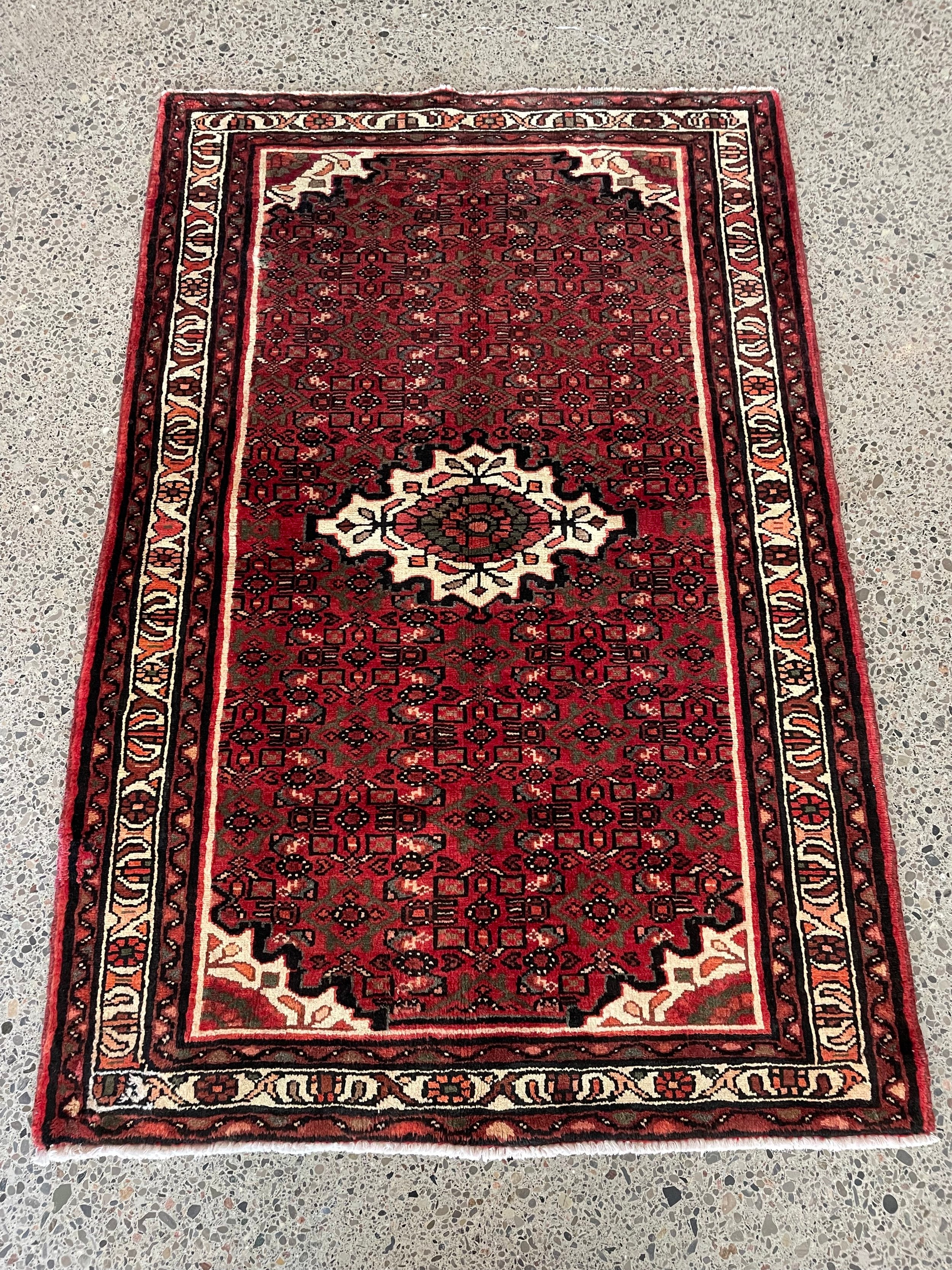 Hosseinabad Wool Rug (3'6" x 5'4")
