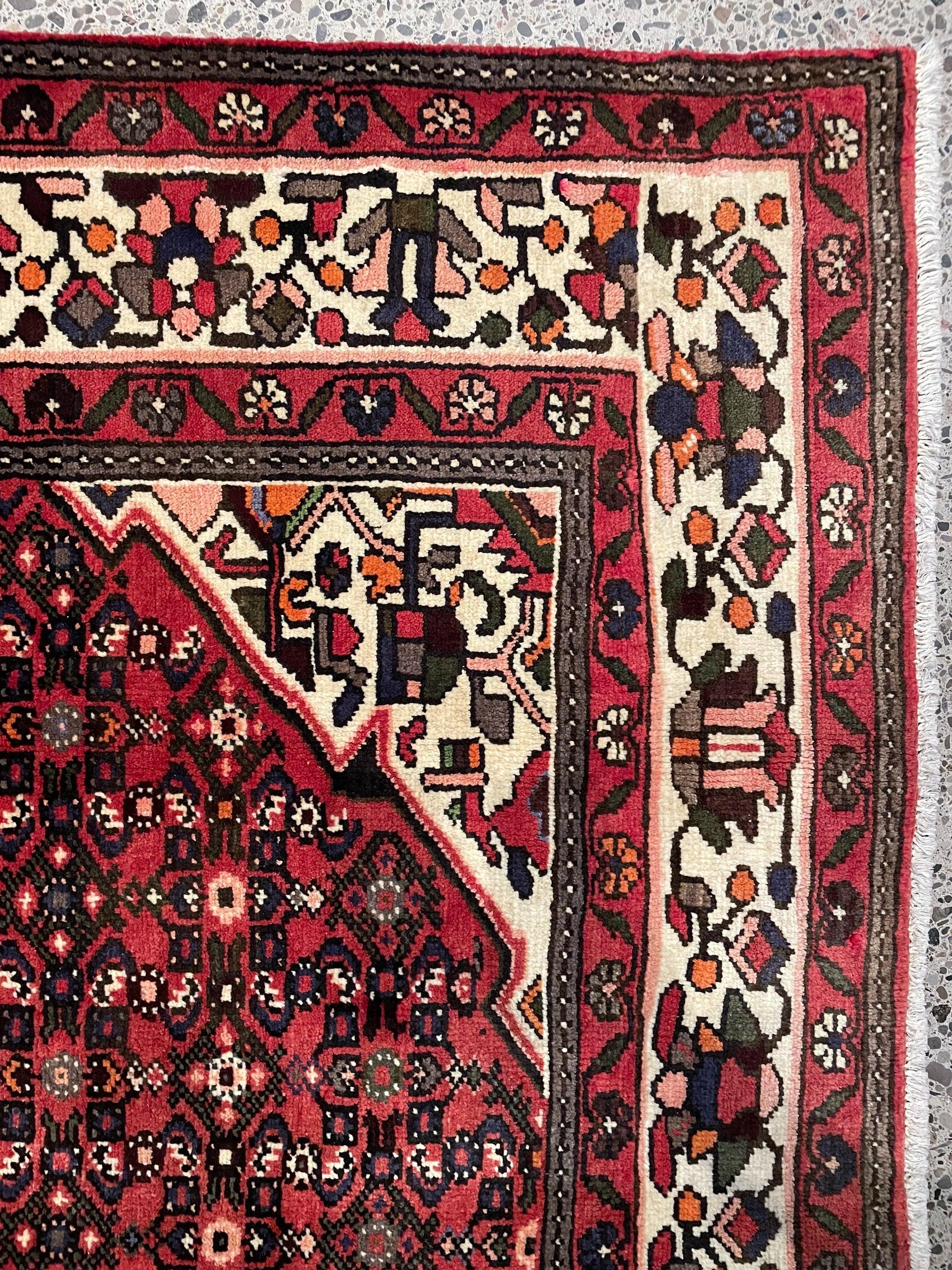 Hosseinabad Wool Rug (6'11" x 10'6")