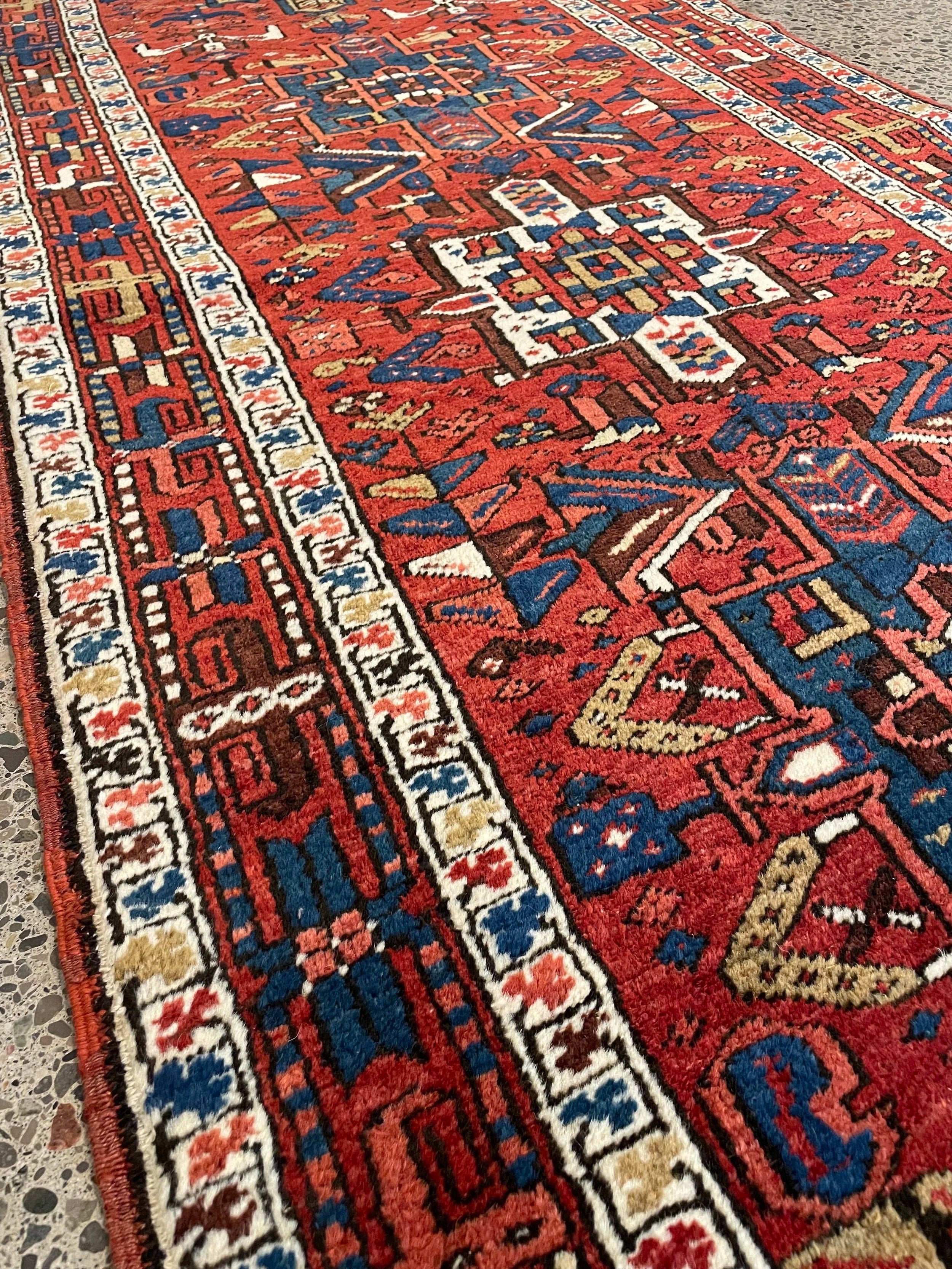 Karajeh Semi-Antique Wool Rug (2'10" x 11'4")