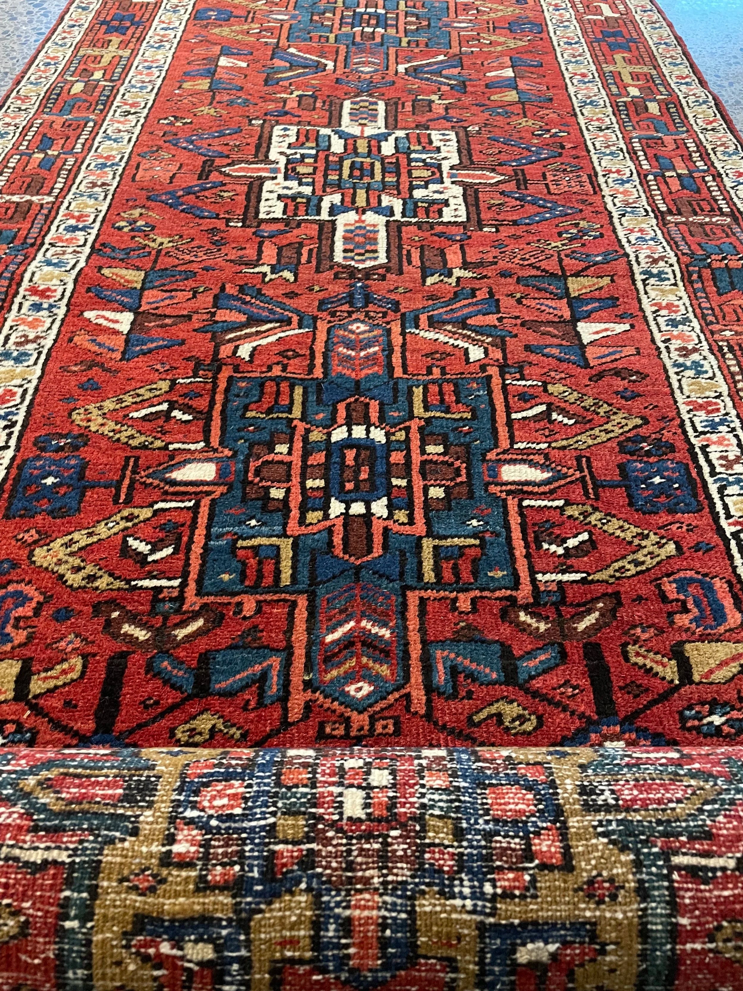 Karajeh Semi-Antique Wool Rug (2'11" x 11'5")