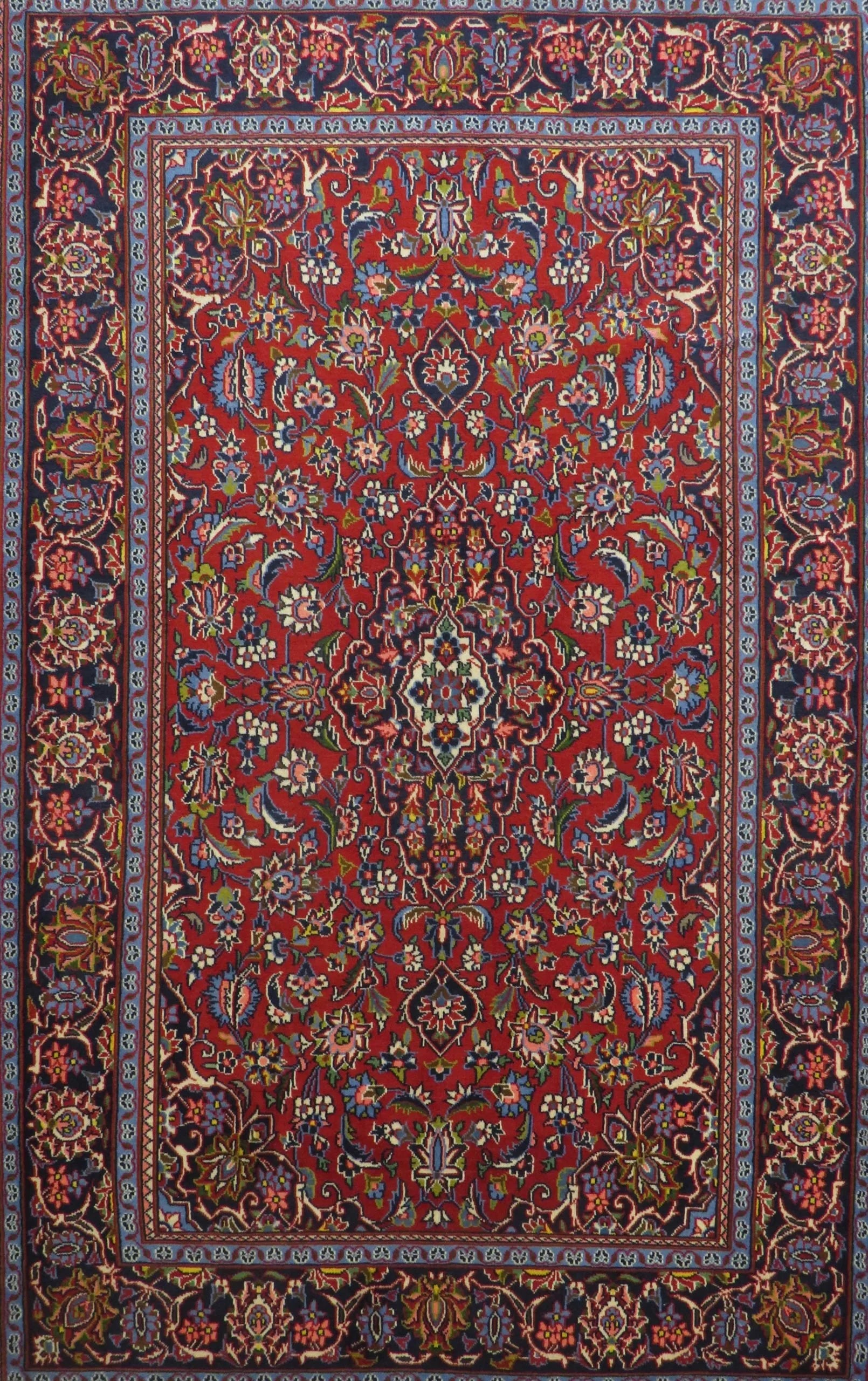 Kashan Wool Rug (4'5" x 6'10")