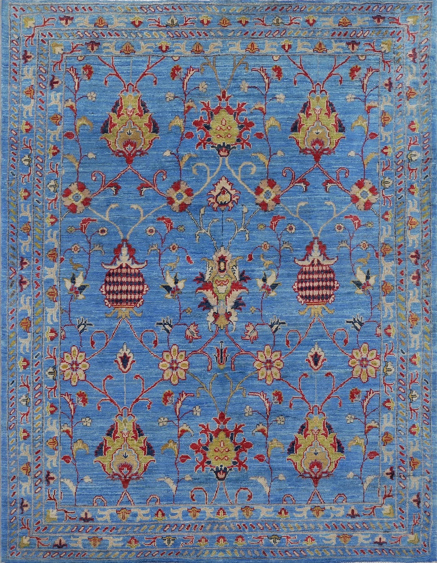 Sultani Wool Rug (4'10" x 6'1")