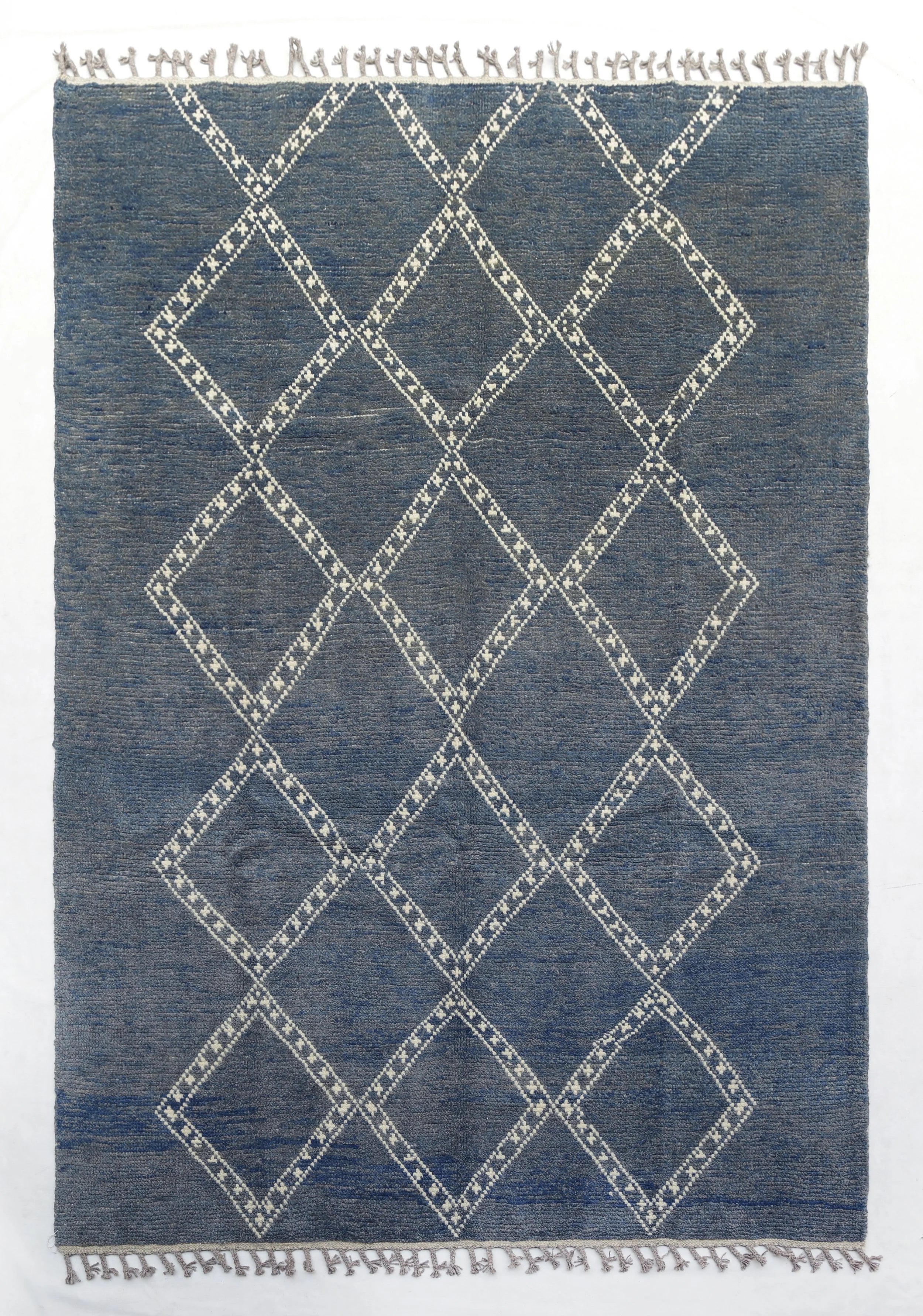 Moroccan-Style Wool Rug (6'4" x 9'0")