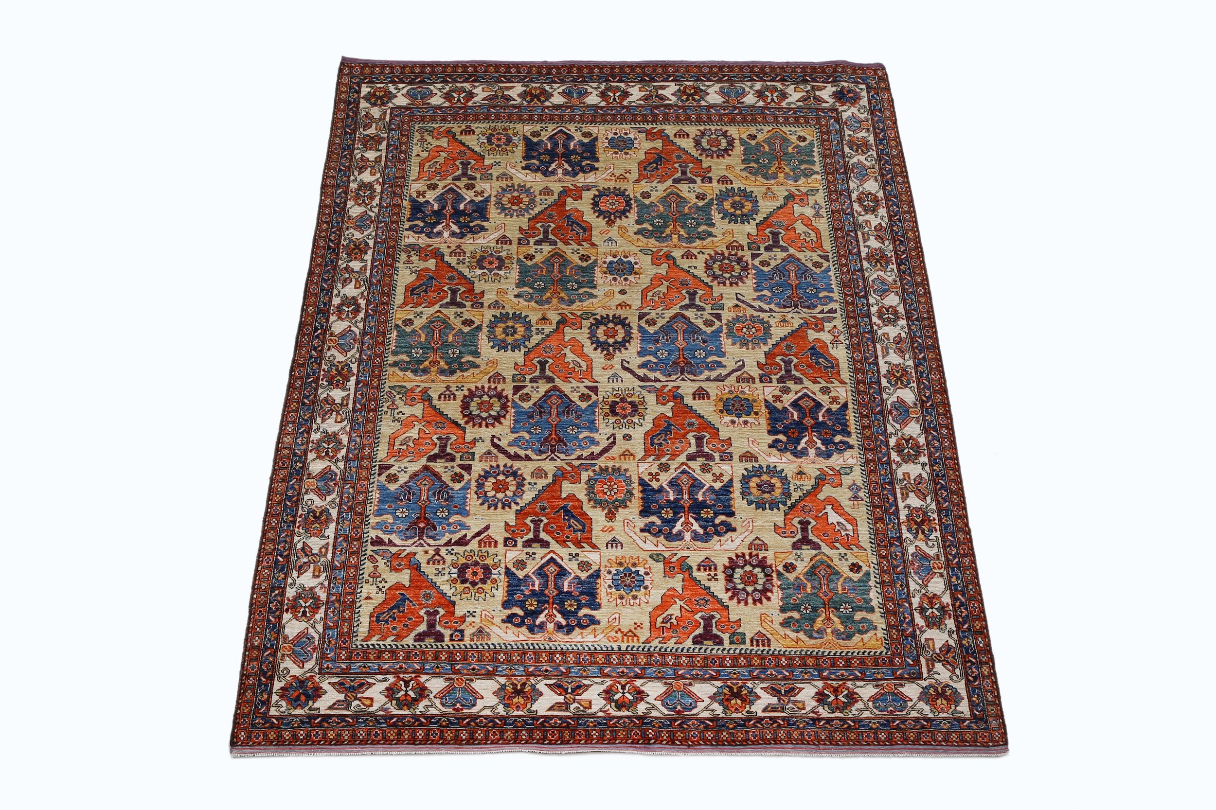 Contemporary Tribal Wool Rug (8'0" x 10'0")