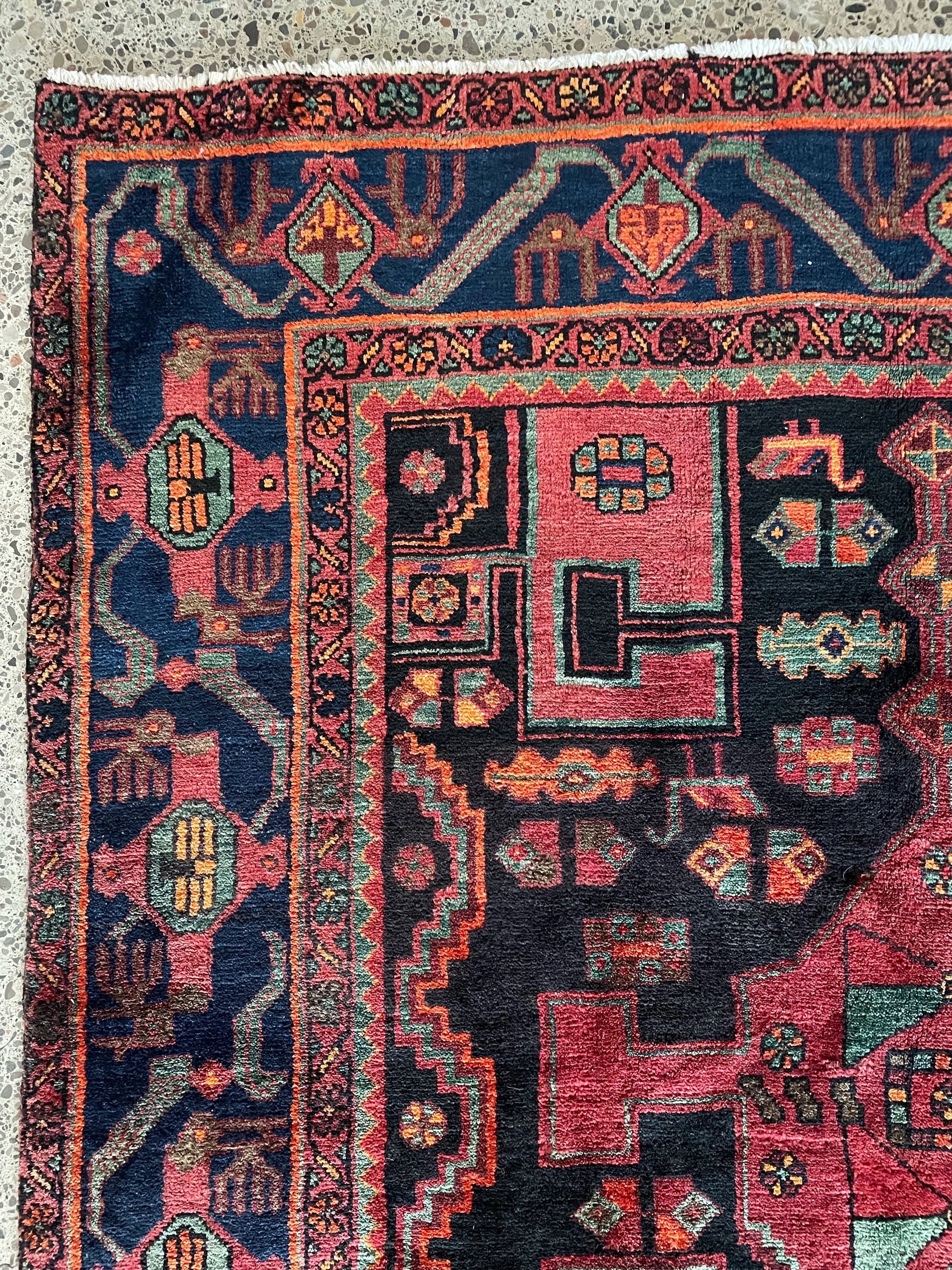 Koliai Tribal Wool Rug (4'4" x 8'7")