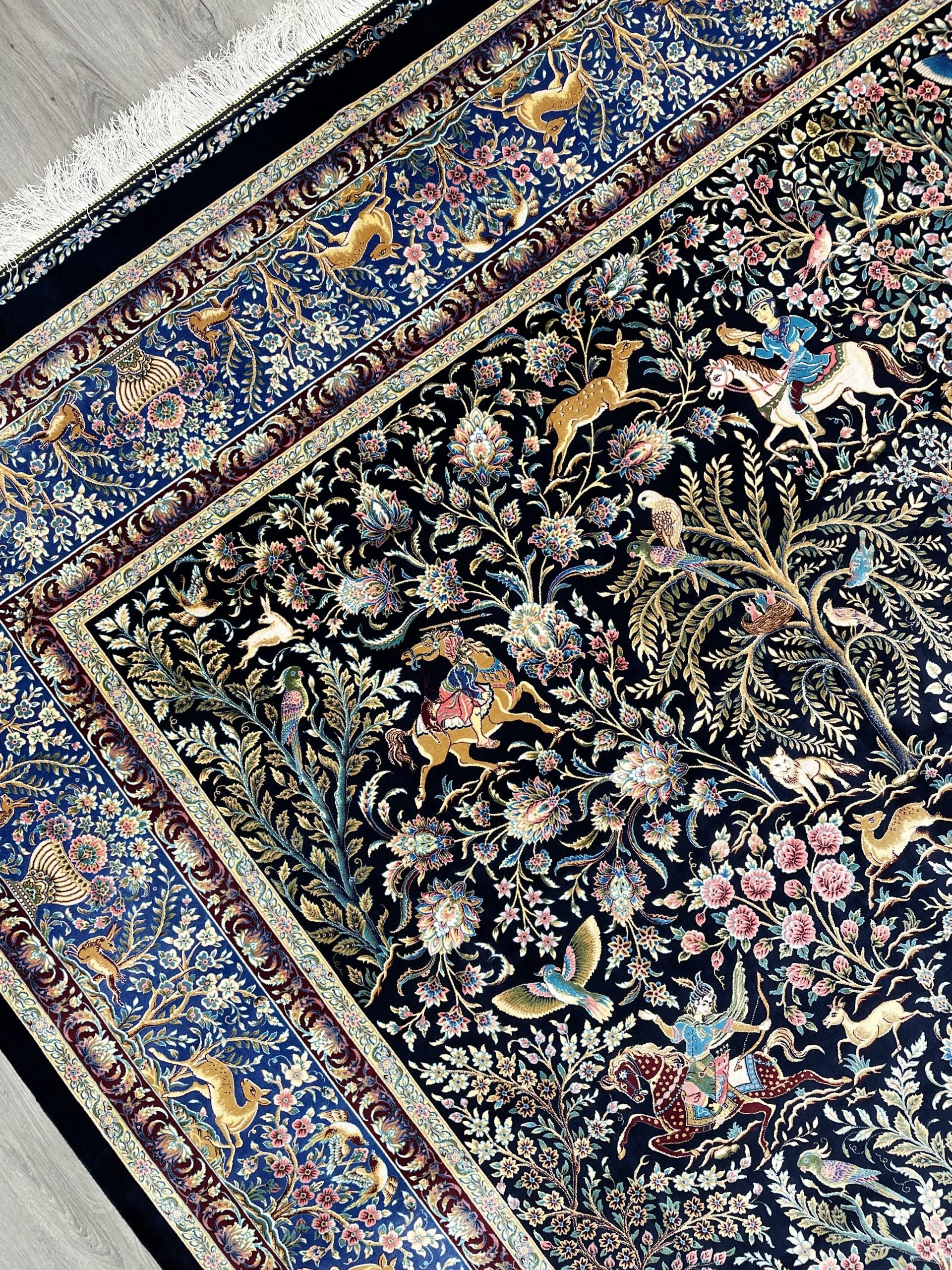 Art. Silk Rug (6'6" x 9'8")