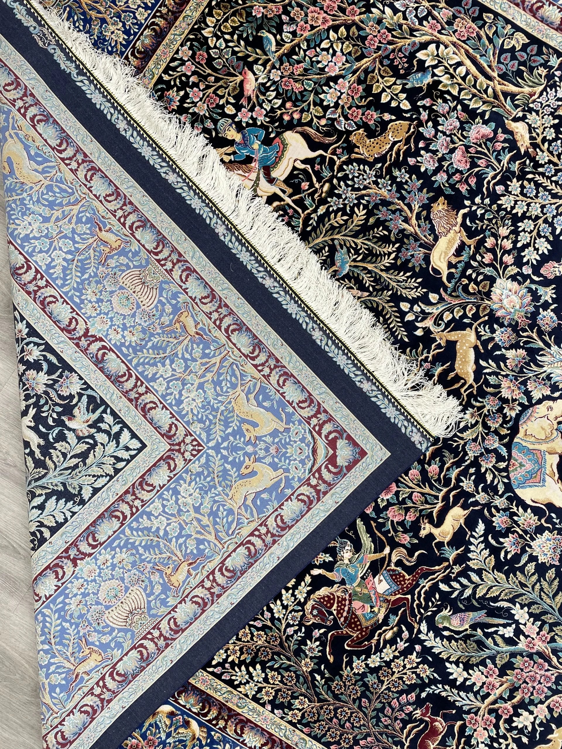 Art. Silk Rug (6'6" x 9'8")
