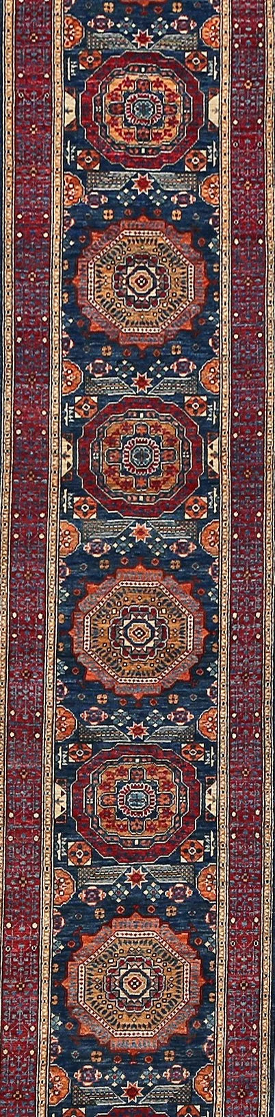 Mamluk Wool Rug Runner (2'9" x 19'6")