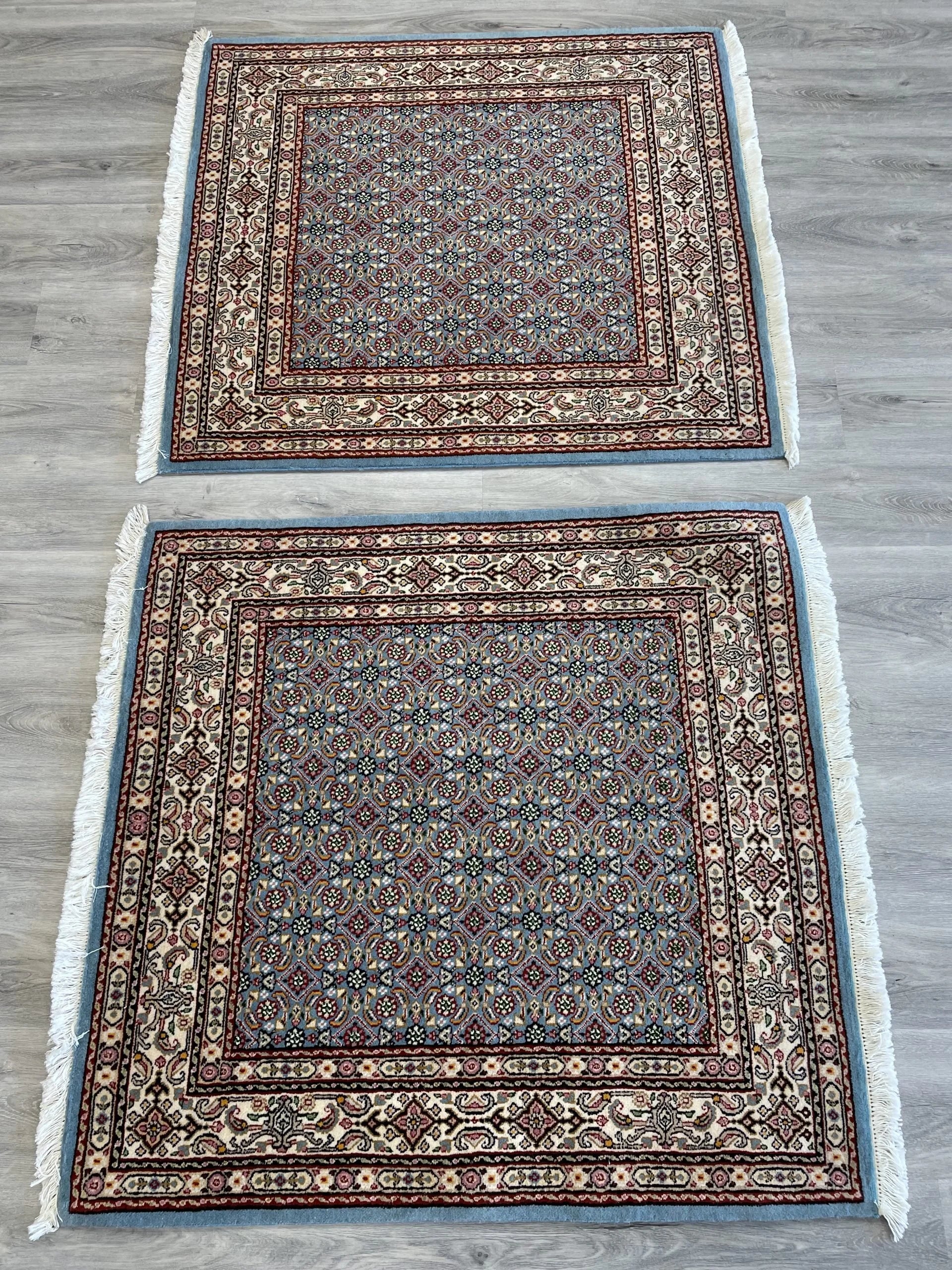 Moud Wool & Silk Rug (3'3" x 3'6")